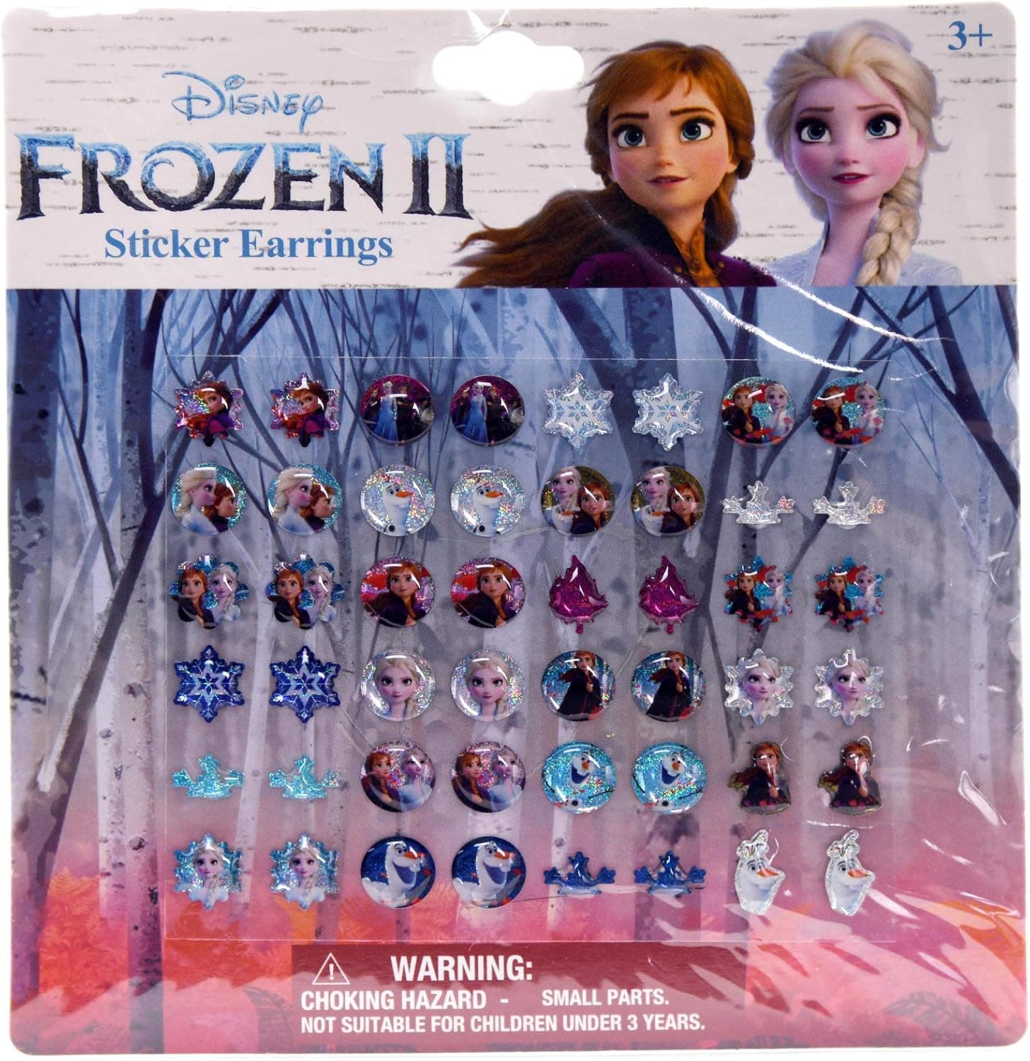 Disney Frozen 24 Pair Sticker Earrings