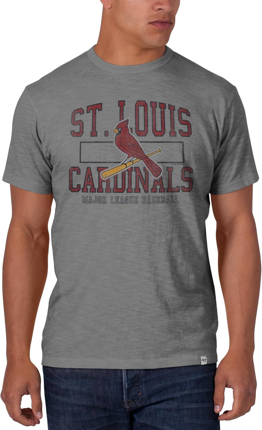 '47 MLB St. Louis Cardinals Brand Men's Scrum Basic Tee
