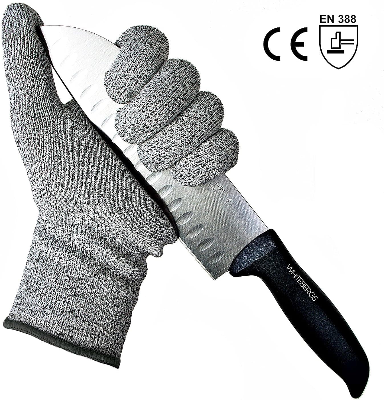 Whitebergs Cut Resistant Gloves Level 5, Protects your Hands from Knives, Mandolines and Graters. for Cutting Meat, Filleting Fish or Shucking Oysters