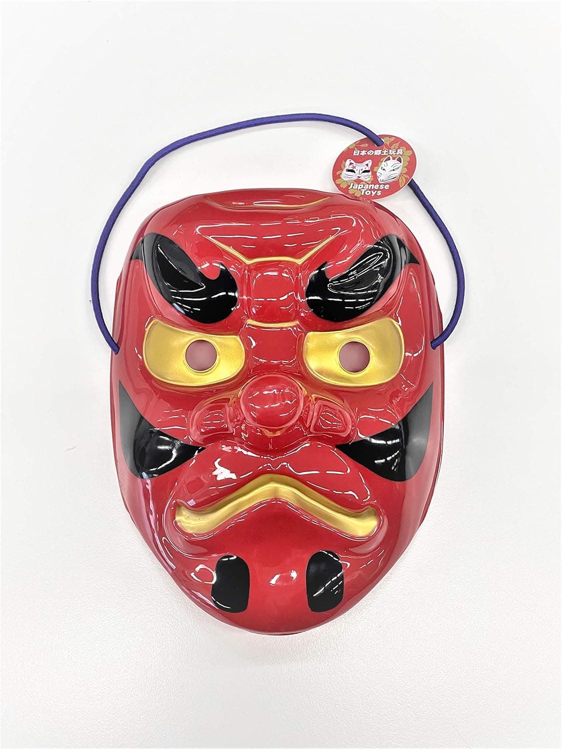 Tengu Mask Cosplay Demon Anime Otaku Red
