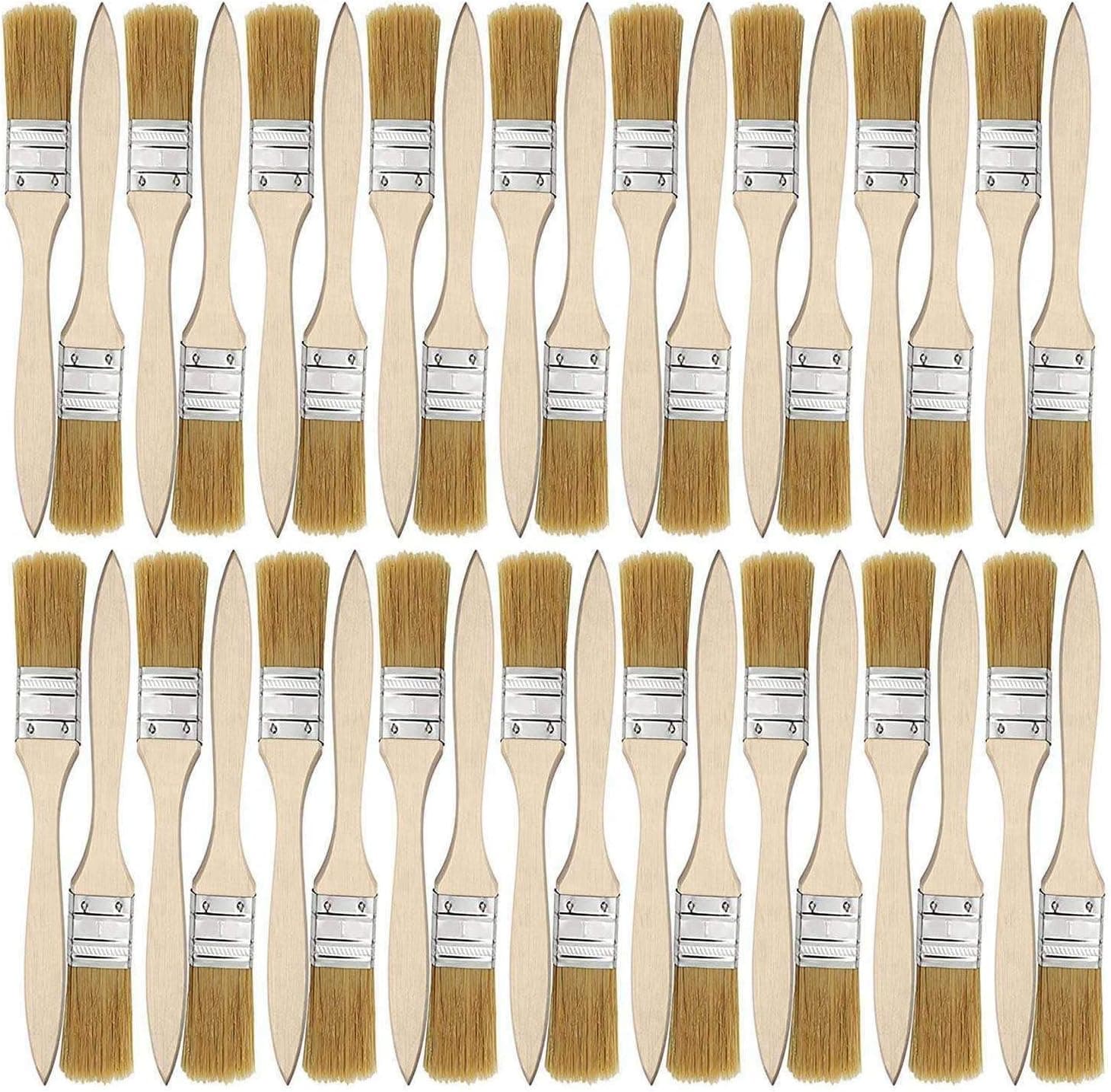 cherrypop 36 Pack of 1 Inch (24mm) Paint Brushes and Chip Paint Brushes for Paint Stains Varnishes Glues and Gesso