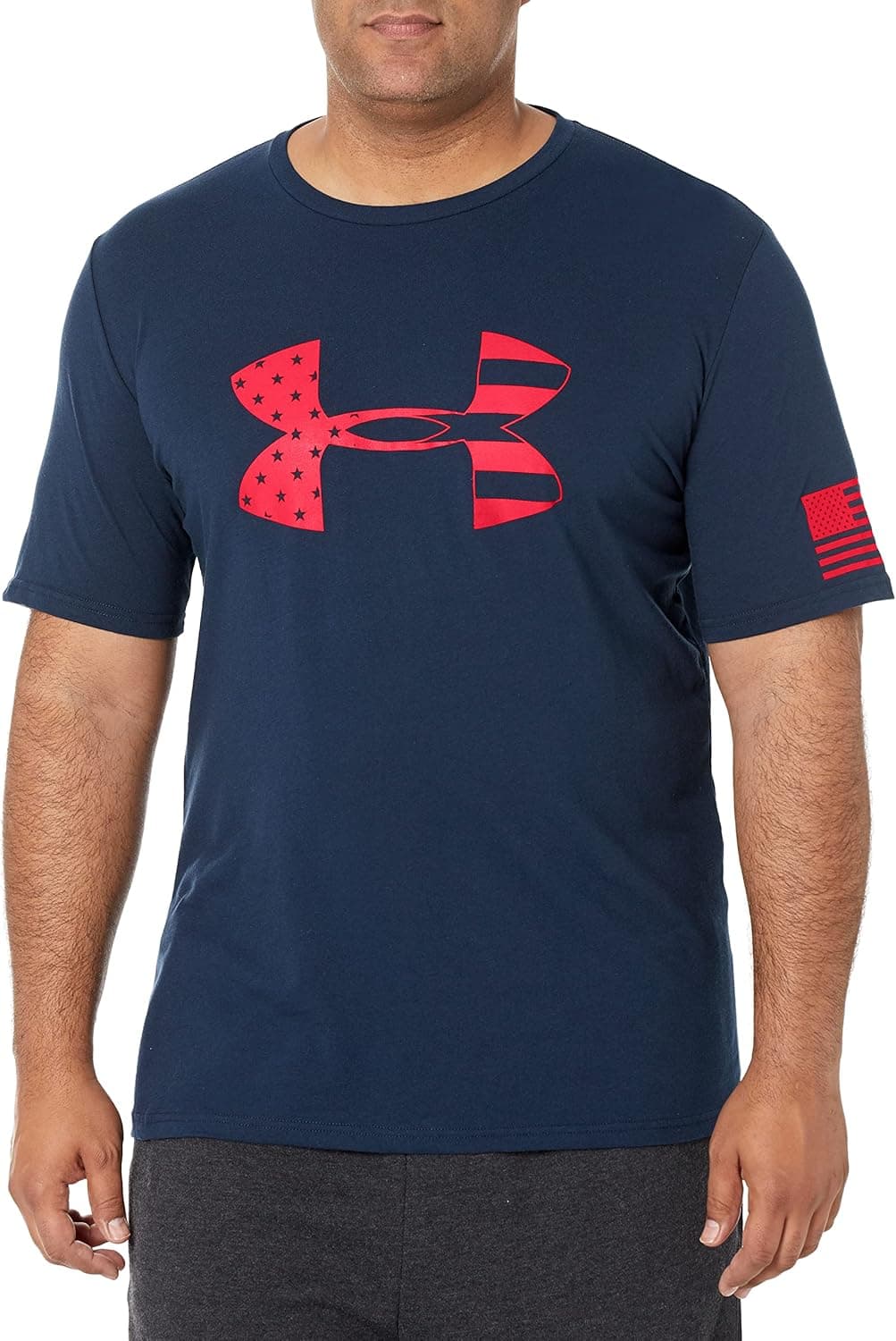 Under Armour Men's Freedom Tonal Big Flag Logo T-Shirt