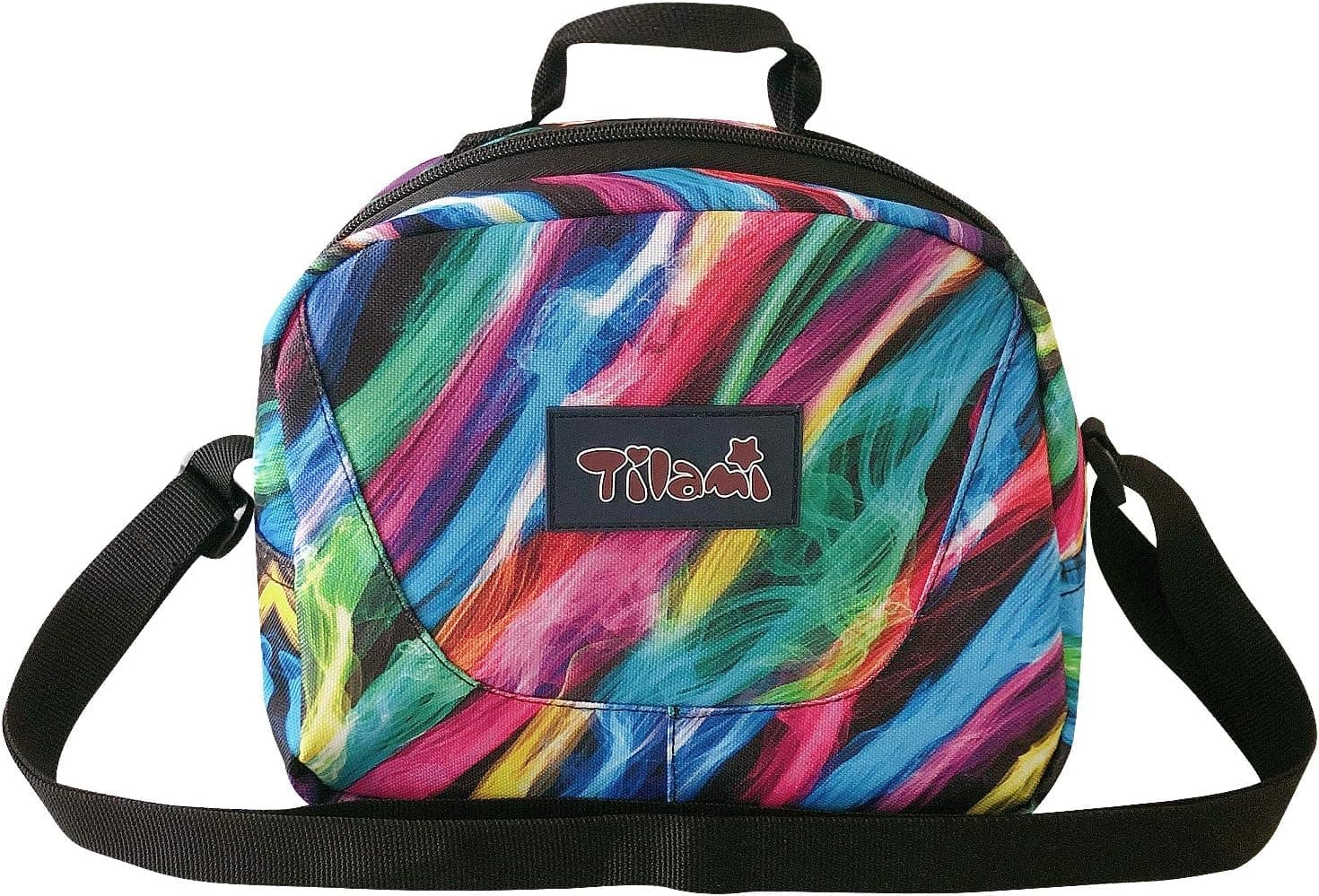 Tilami Lunch Bags Insulated Adjustable Strap Zipper, Water-Resistant Cooler Bags, Bento Bags for Kids Toddlers, Colors