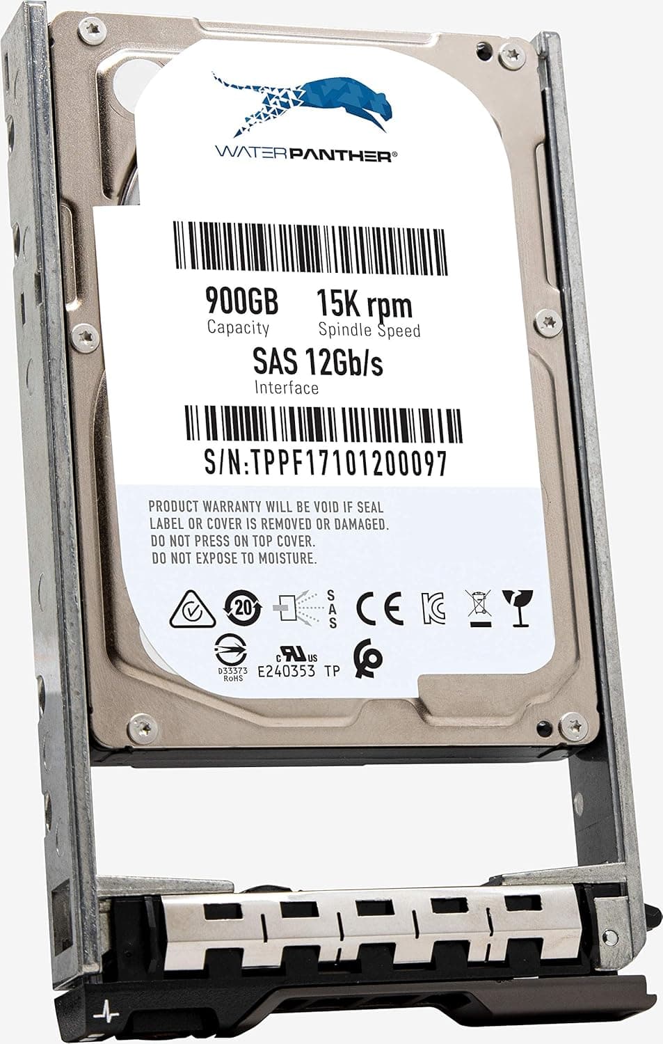 900GB 15K SAS 12Gb/s 2.5" HDD for Dell PowerEdge Servers | Enterprise Hard Drive in G13 Tray | Compatible with R720 R730 400-APGL 0XTH17 NMJD8 0NMJD8 RT8MY 0RT8MY