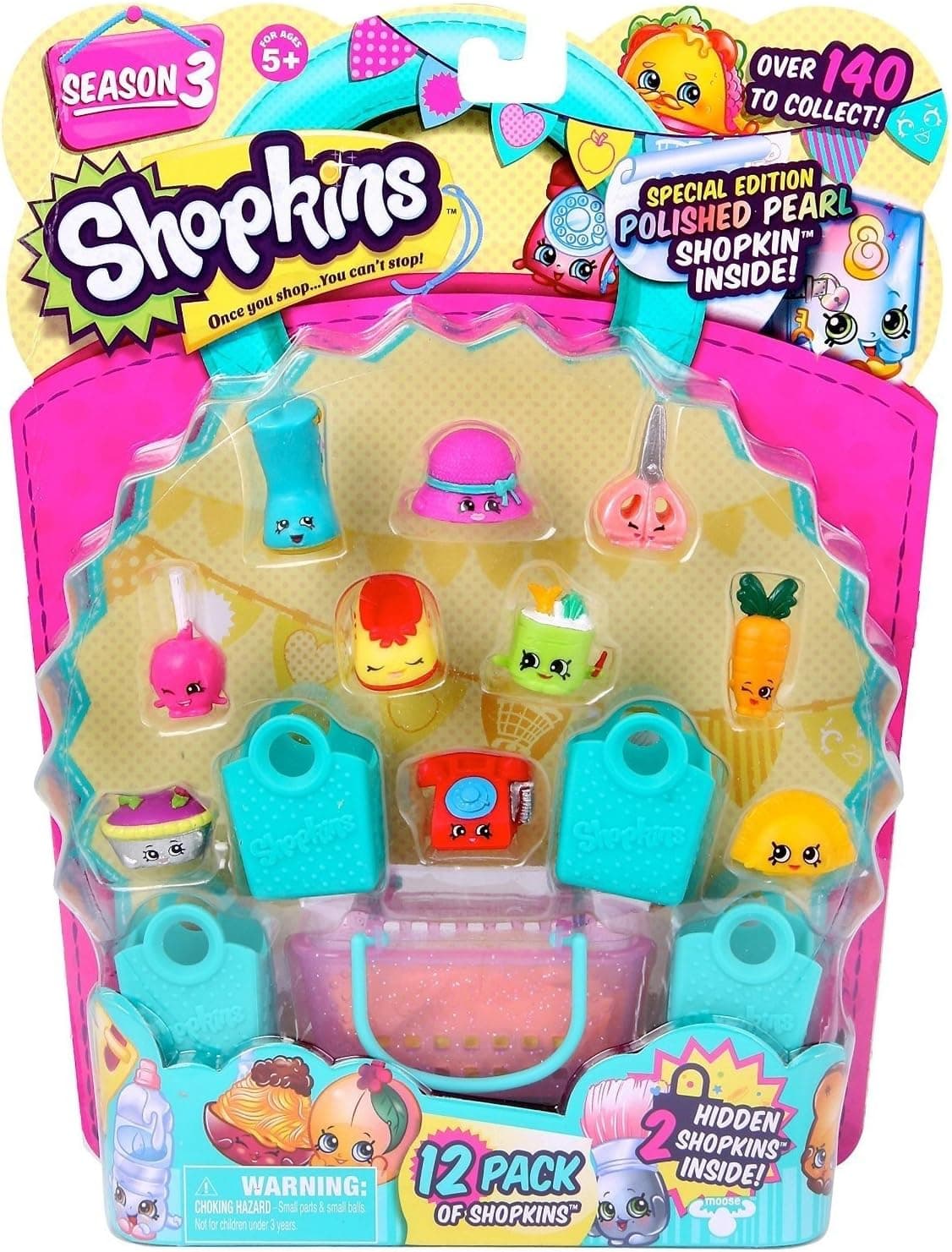Shopkins Season 3 (12-Pack) - Characters May Vary (Discontinued by manufacturer)