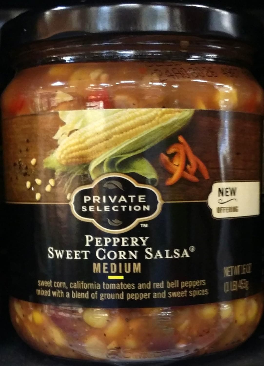 Private Selection Peppery Sweet Corn Salsa 16 oz (Pack of 2)