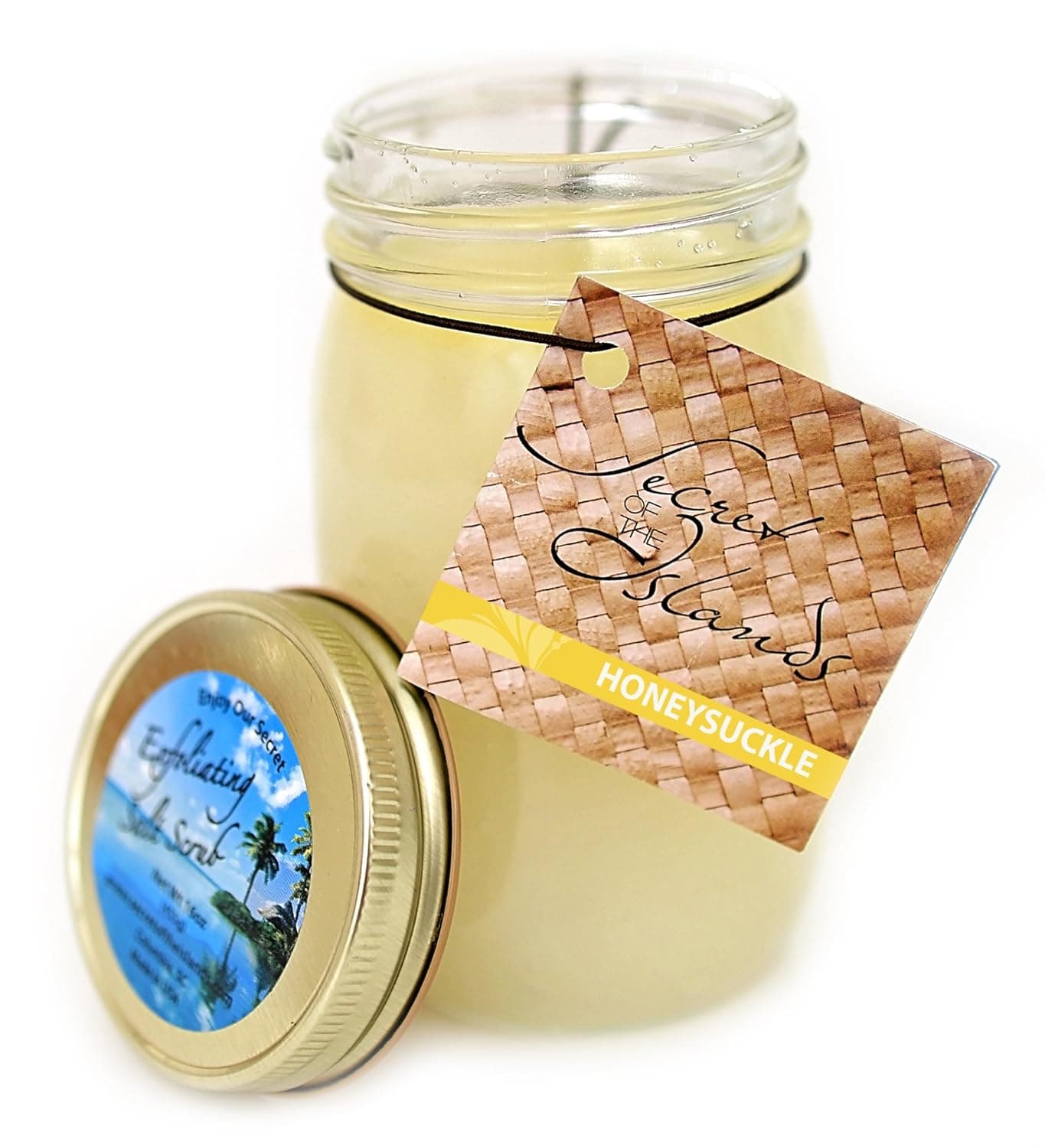 Secrets of the Islands - Honeysuckle Salt Scrub 16 oz