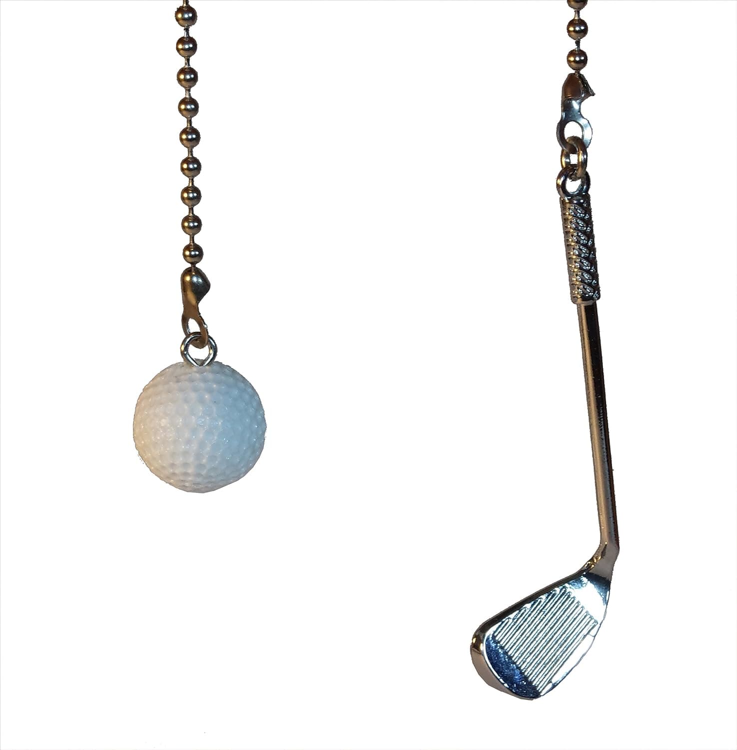 Golf Ball & Club Ceiling Fan Pull Set (Ball & Club)