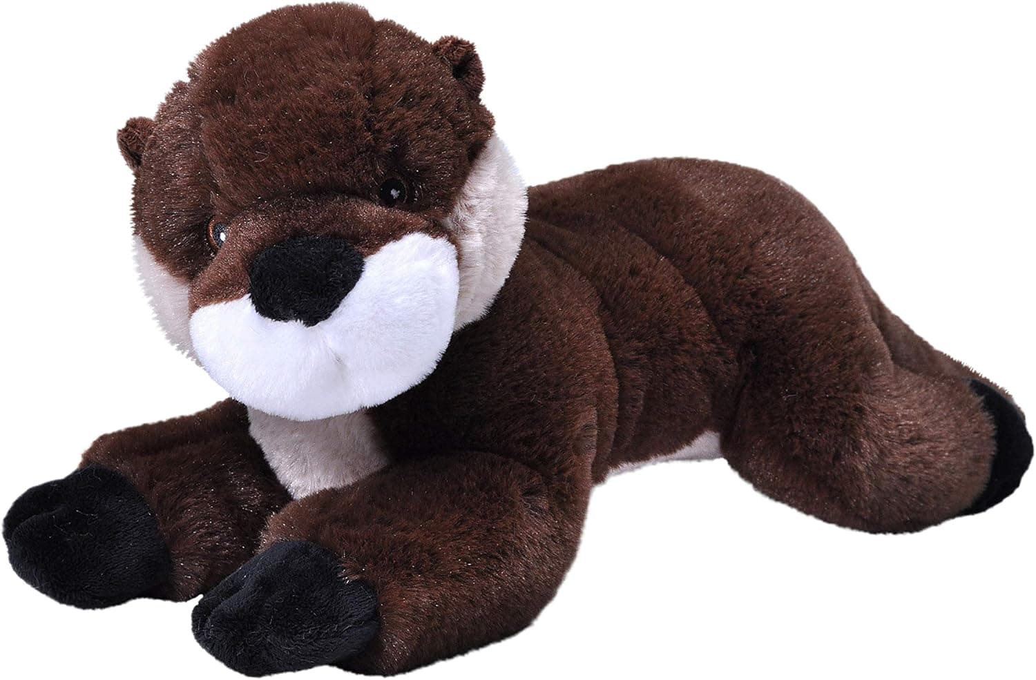 WILD REPUBLIC EcoKins River Otter Stuffed Animal 12 inch, Eco Friendly Gifts for Kids, Plush Toy, Handcrafted Using 16 Recycled Plastic Water Bottles