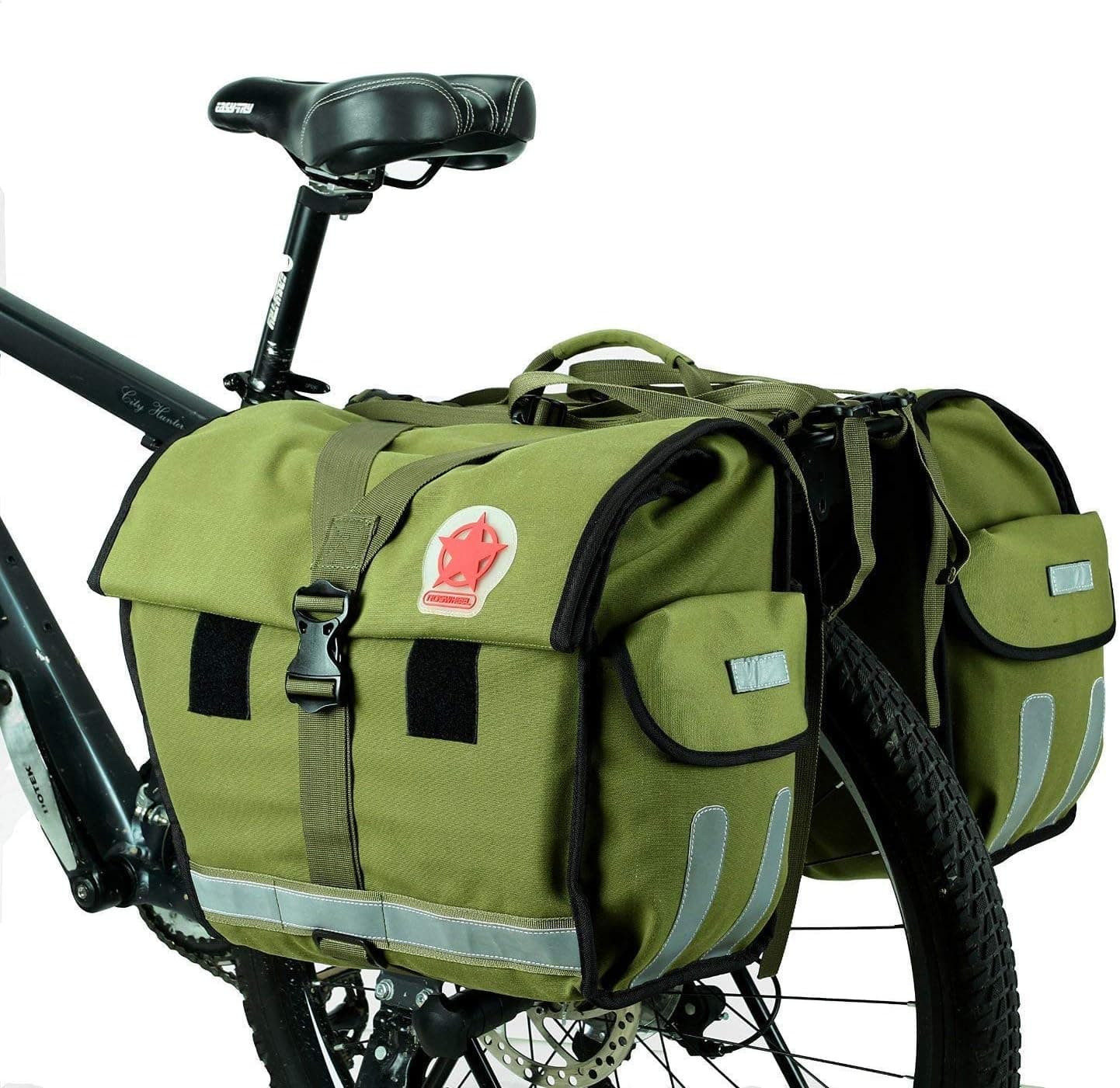 ArcEnCiel Water-Resistant Bicycle Carrier Rack Pannier Bag