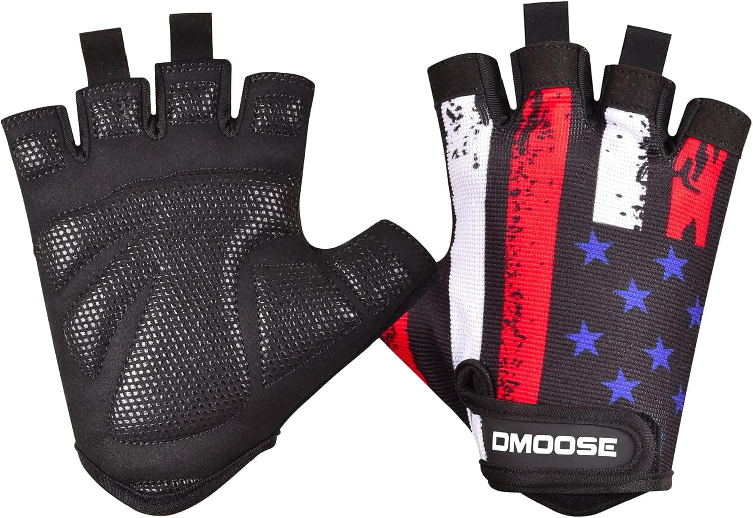 DMoose Workout Gloves - Gym Gloves for Weightlifting, Cycling, Exercise, Training, Pull Ups, Fitness, Climbing and Rowing - Weight Lifting Gloves for Men & Women - Breathable Lifting Training Gloves