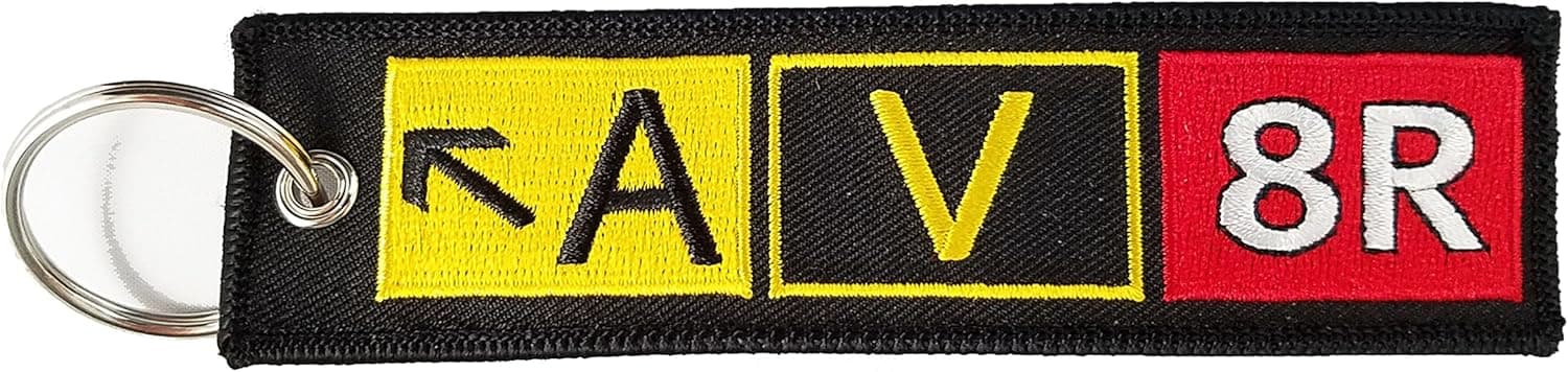 Airport Taxiway Sign Keychain (Original AV8R)