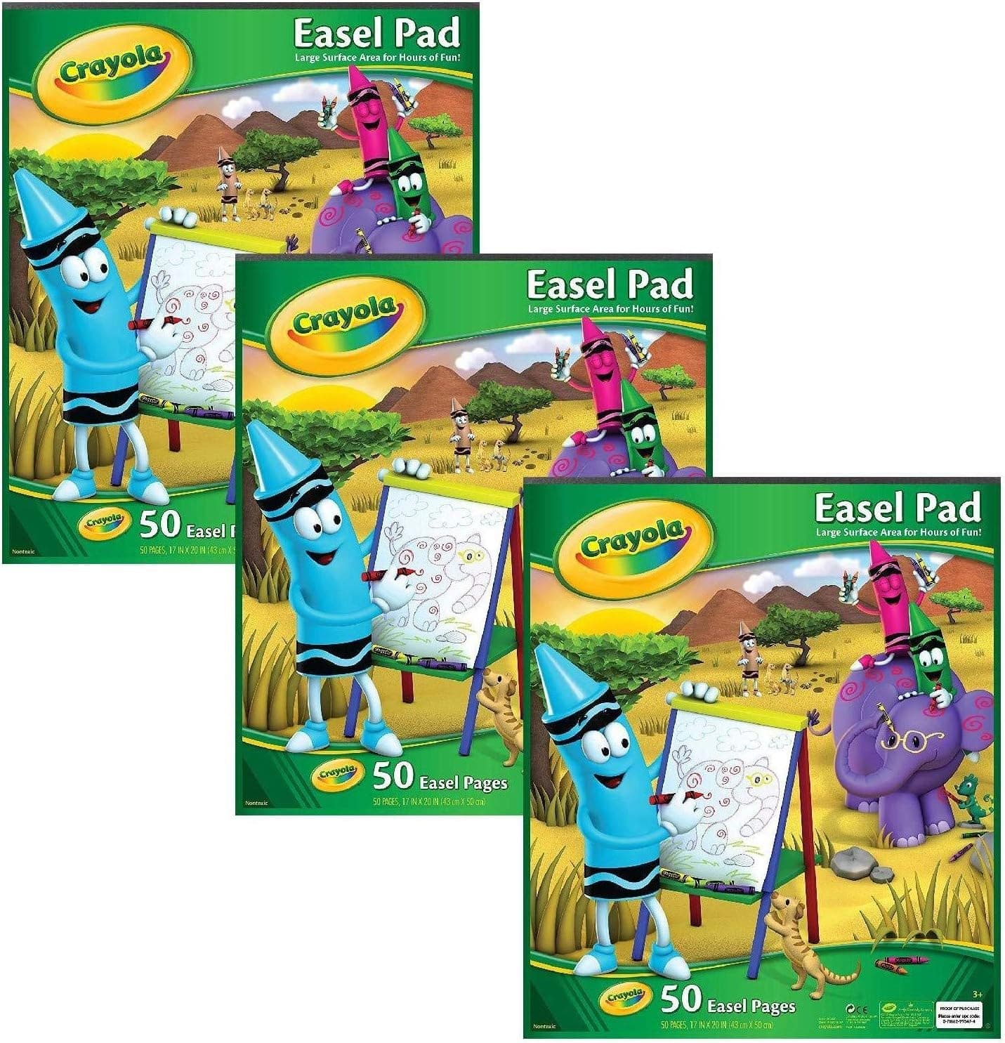Crayola Easel Pad, Set Of 3