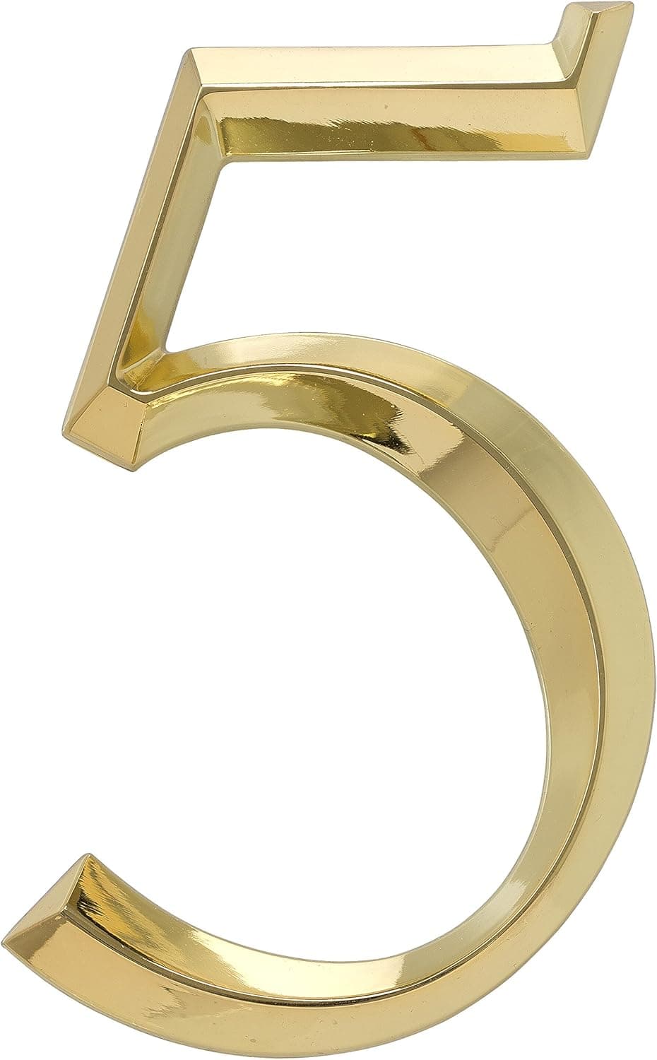 Whitehall Products Classic 6 Inch number 5 Polished Brass, 6 Inch