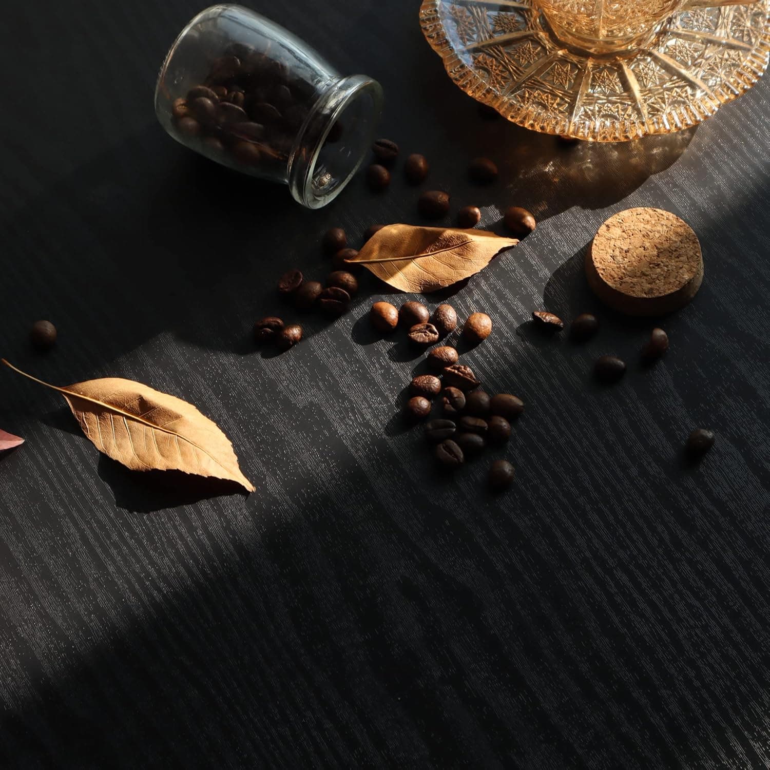 393”×17.7” Black Wood Wallpaper Black Wallpaper Peel and Stick Wallpaper Self Adhesive Wallpaper Removable Wallpaper Stick and Peel Wallpaper Black Wood Grain Wallpaper Vinyl Wallpaper Film
