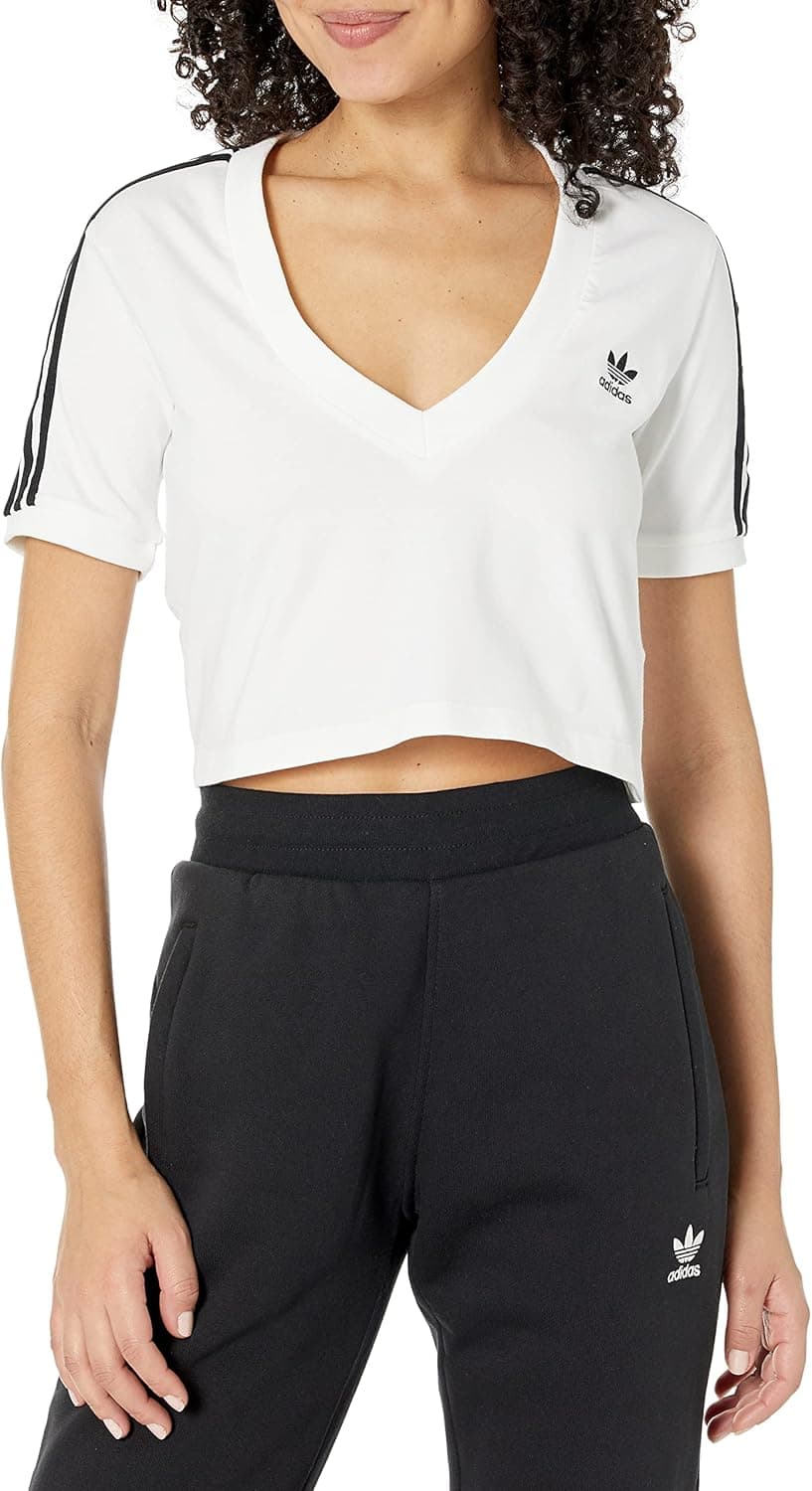 adidas Originals Women's Adicolor Classics Cropped Tee