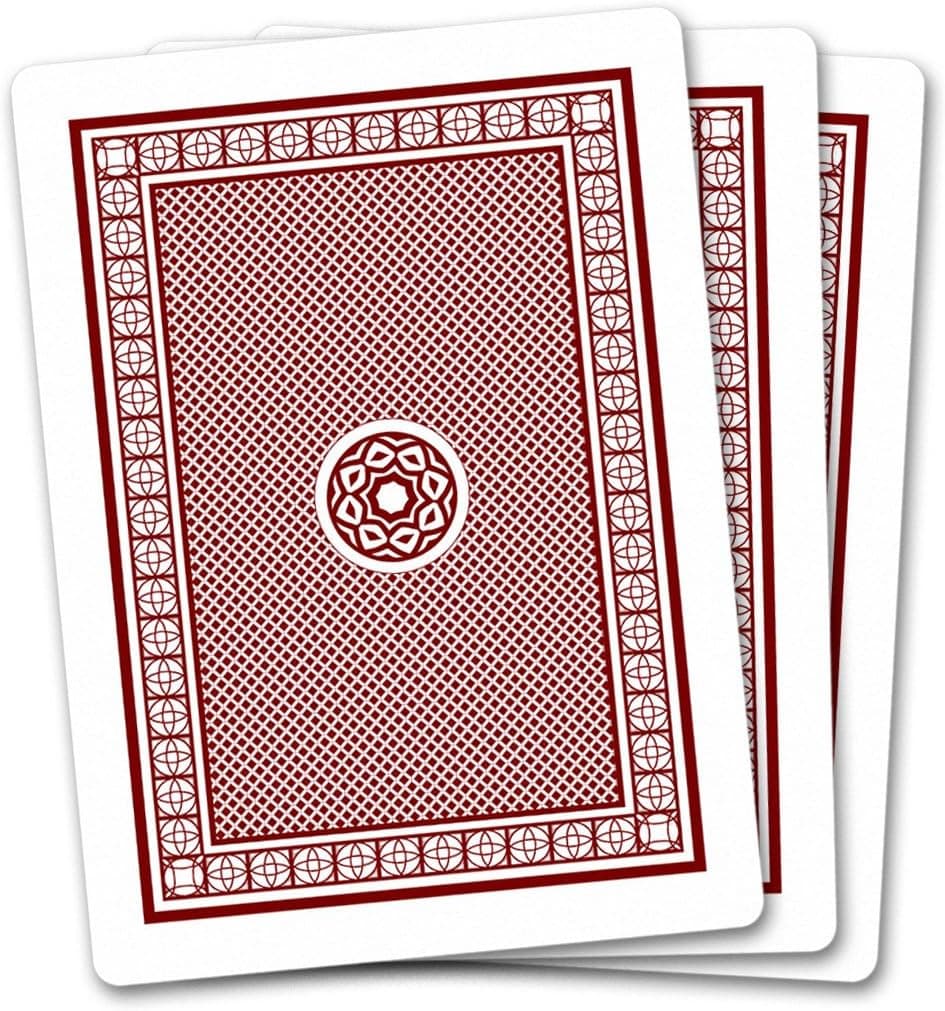 Brybelly One Blue Deck and One Red Deck of Pinochle Playing Cards