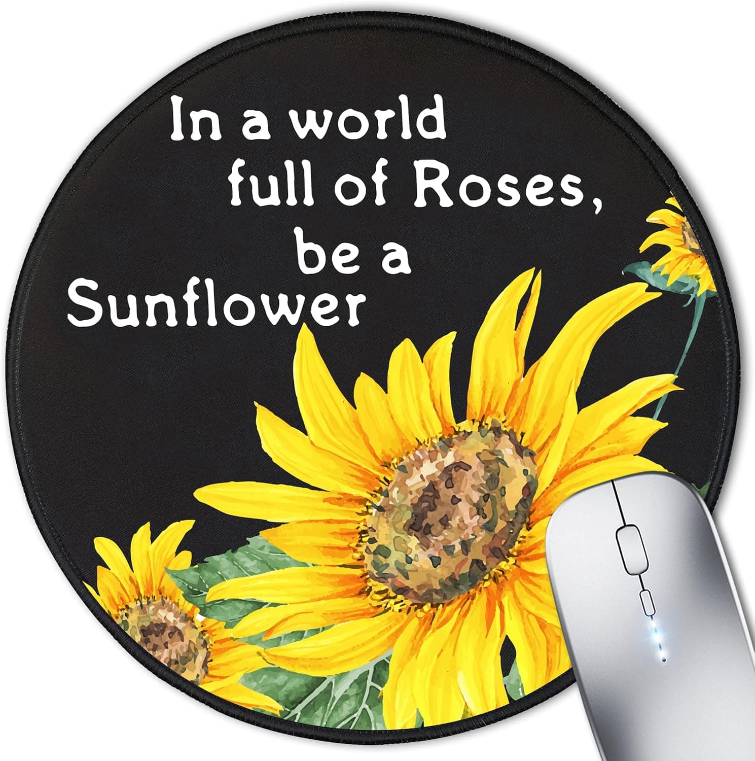 NiuZi-cao in A World Full of Roese Be A Sunflower,Office Decor for Women Men Desk,Gift for Friends,Boss and Women