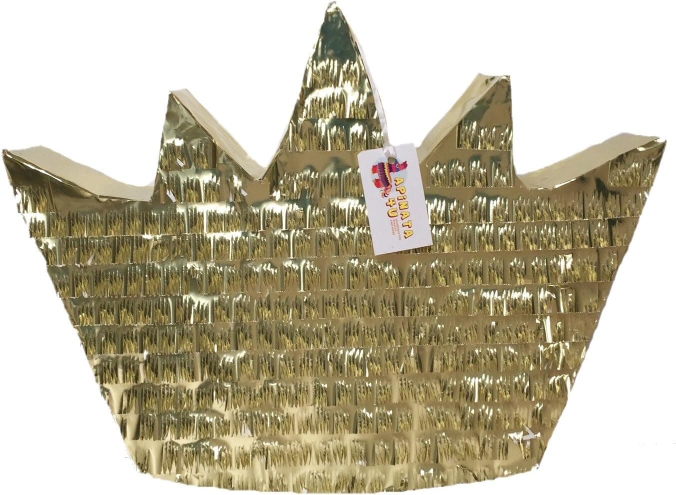 APINATA4U 20" Gold Crown Pinata Princess Themed Little Princess Party Supplies Prince Themed Decorations