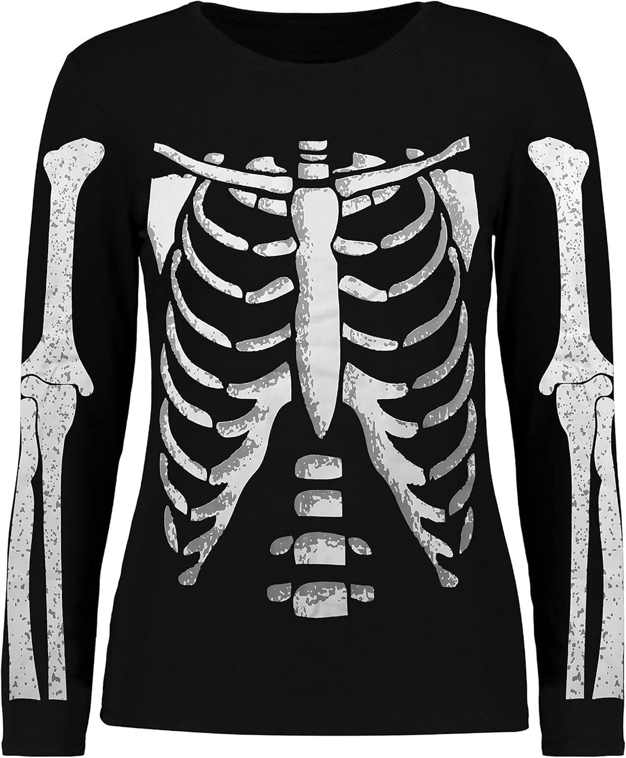 Halloween Costumes Shirts for Women Casual Funny Skeleton Pumpkin Graphic Mens T Shirt