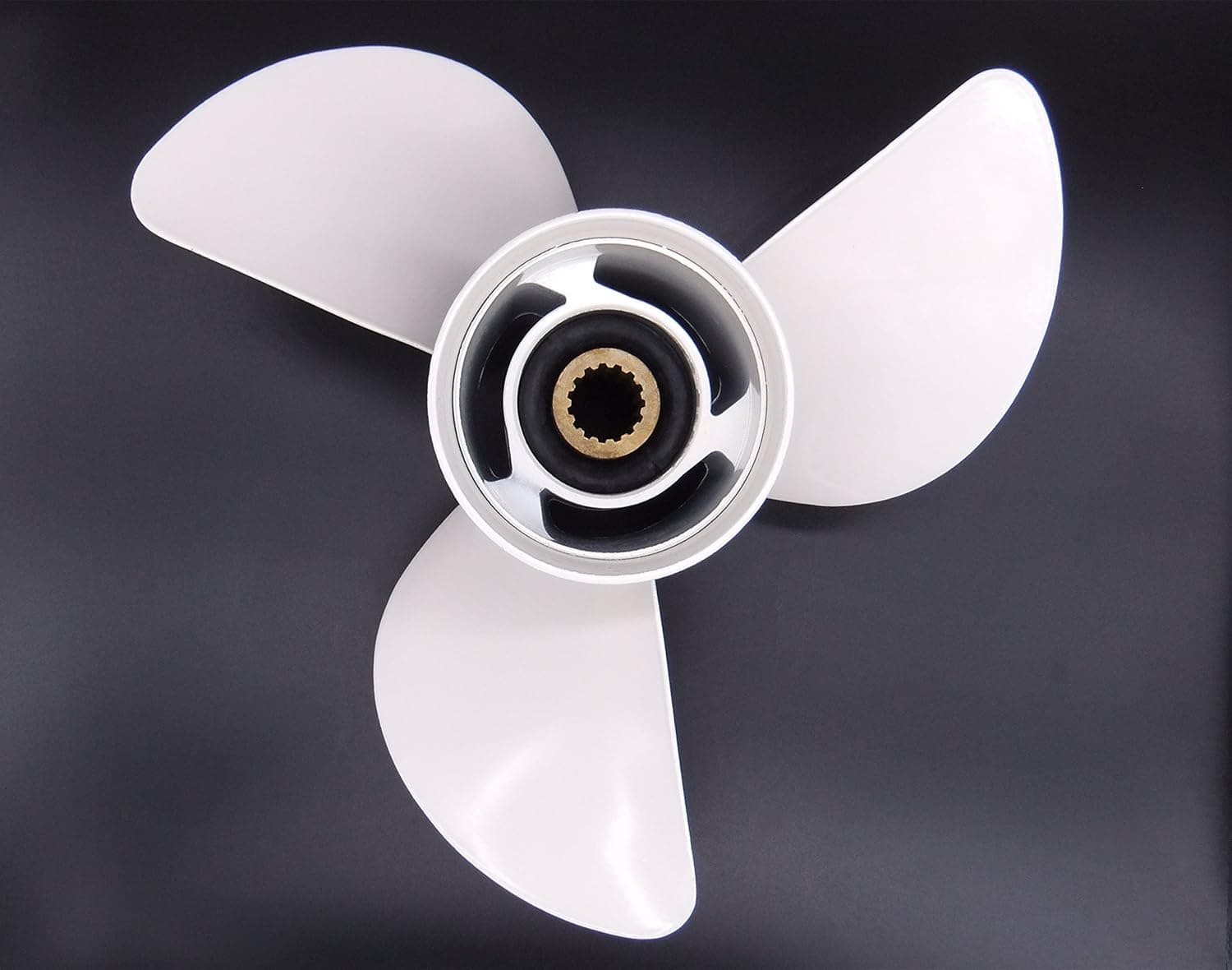 SouthMarine 6E5-45941-00-EL Aluminum Alloy Propeller 13x19-K for Yamaha 50HP 60HP 70HP 75HP 80HP 85HP 90P 100HP 115HP 130HP 140HP Outboard Motors 13 x 19 K