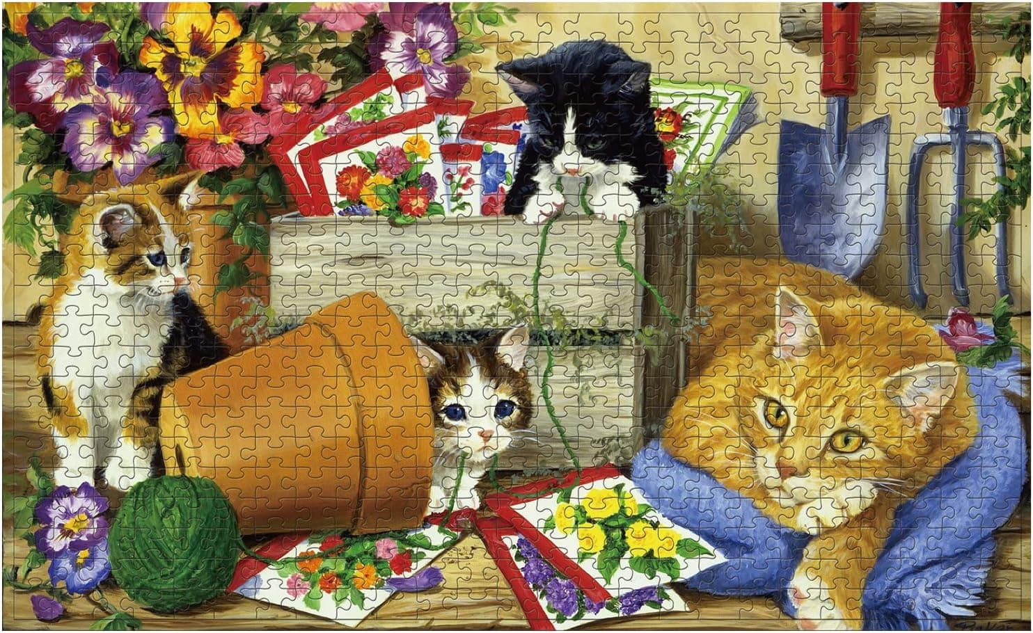 DEEPLAY Jigsaw Puzzles - Funny Animal Puzzle Decompression Game for Adults, Teens, Family Gathering