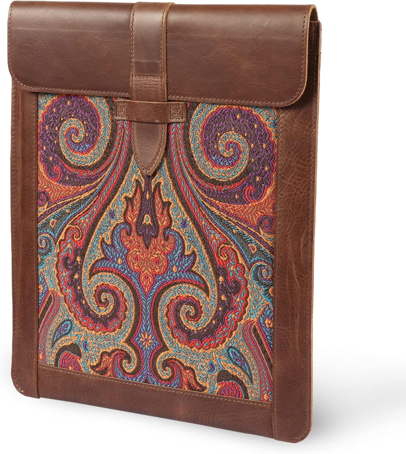 Londo Genuine Leather Sleeve Bag for 12,9'' iPad Pro & 11'' iPad Pro Keyboard - Large - Brown