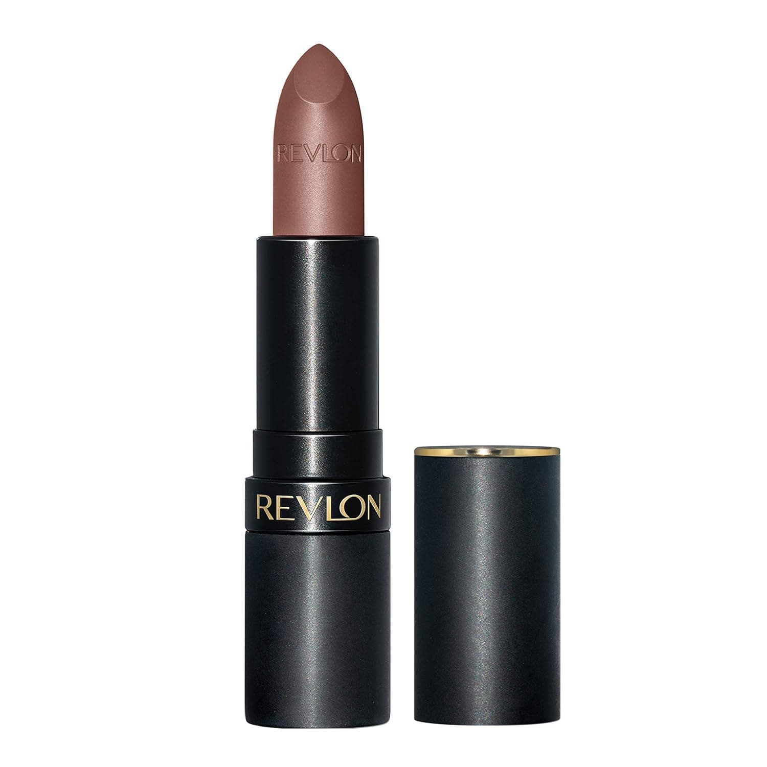 REVLON Super Lustrous The Luscious Mattes Lipstick, in Brown, 002 Spiced Cocoa, 0.15 oz