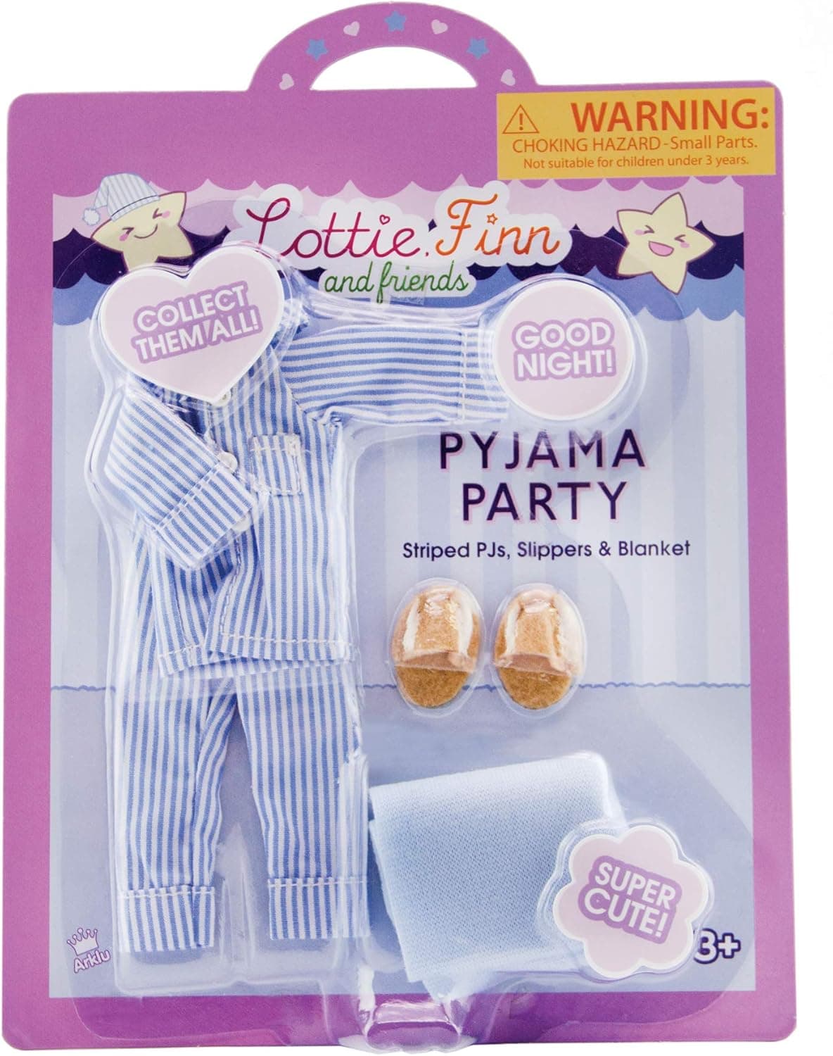 Lottie Pyjama Party | Slumber Party Doll Pajamas | Bedtime Doll Clothes | Bedtime Doll Accessories