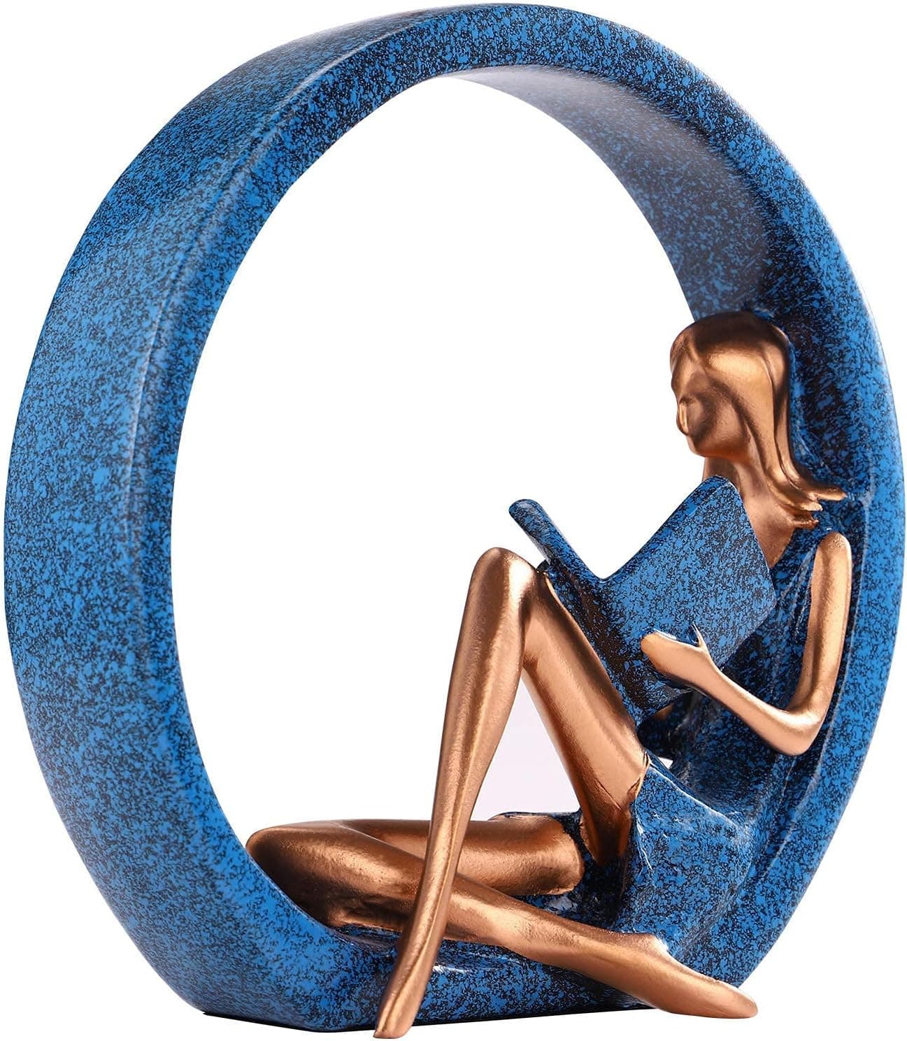 IMIKEYA Desk Decor Statue - Reading Decor Ornament Figurines for Room Decor Office Decor