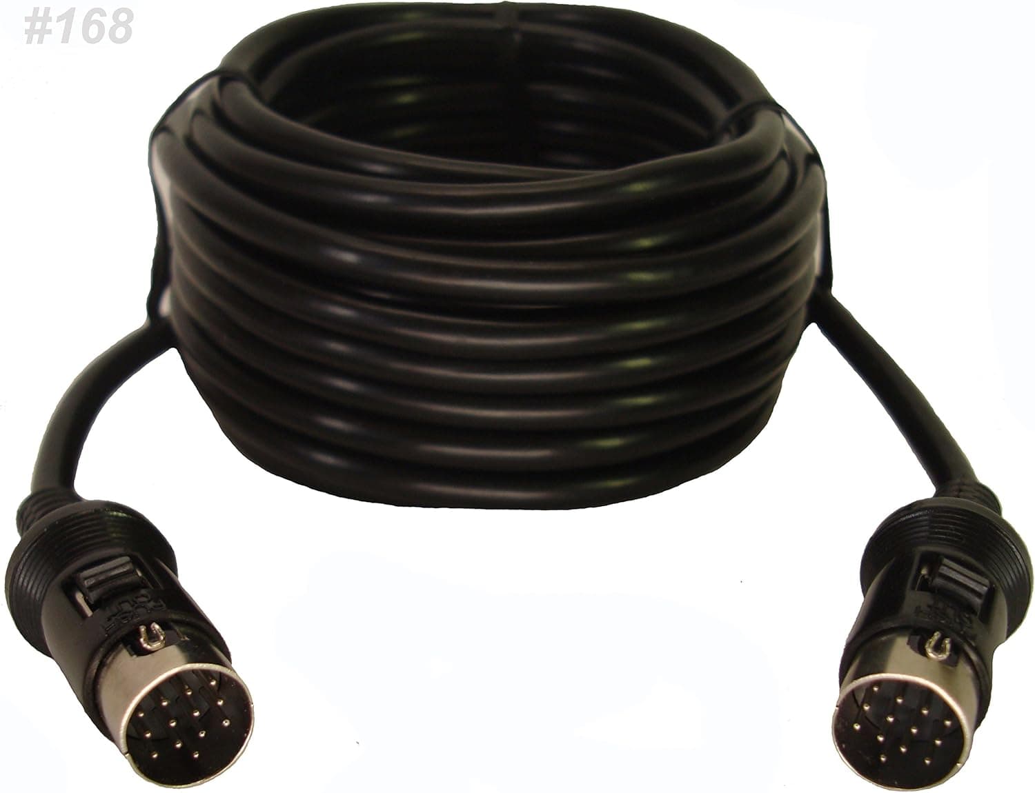 13-PIN DIN DATA MALE CABLE C-BUS for CLARION CD CHANGER DISC SHUTTLE & TV TUNER BRAIN BOX HIDEWAY UNIT. GETWIREDUSA #168