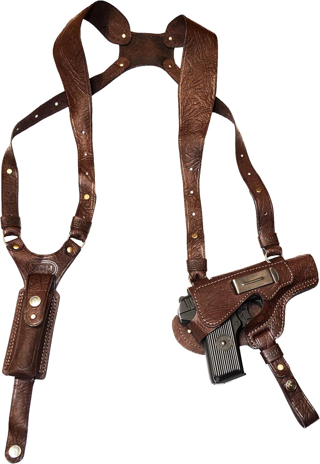 XCH Tokarev TT (TT-33), Zastava M-57, Zastava M-70A Shoulder Gun Holster with Magazine Pouch