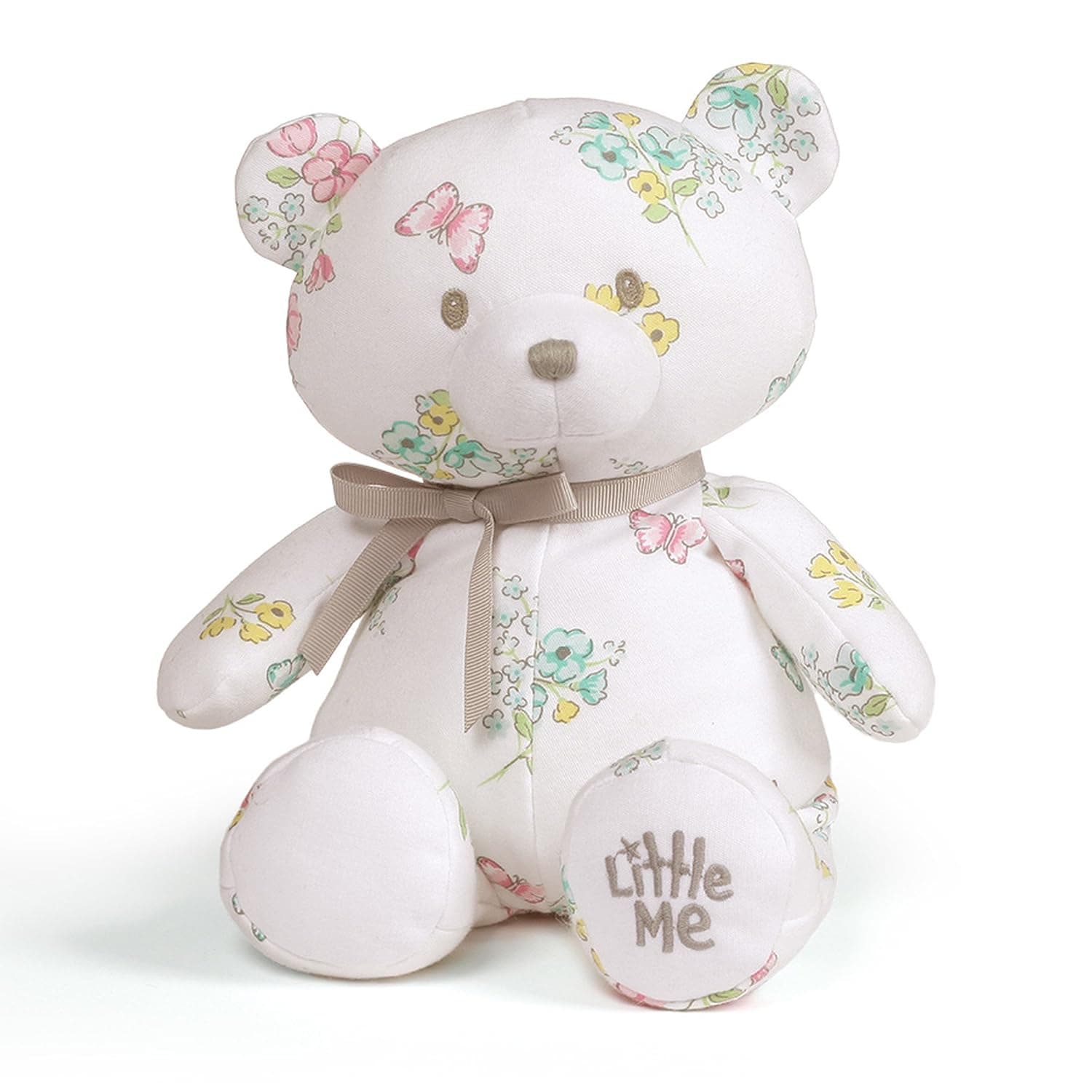 Gund Baby Little Me Baby Teddy Bear Plush Stuffed Animal, Meadow Floral