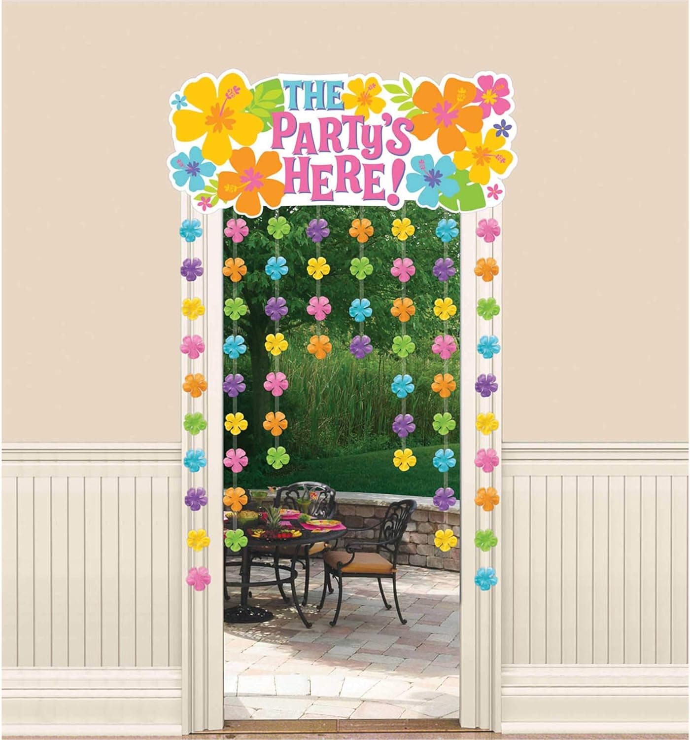 Amscan Decortation, 54" x 38", Multi Color