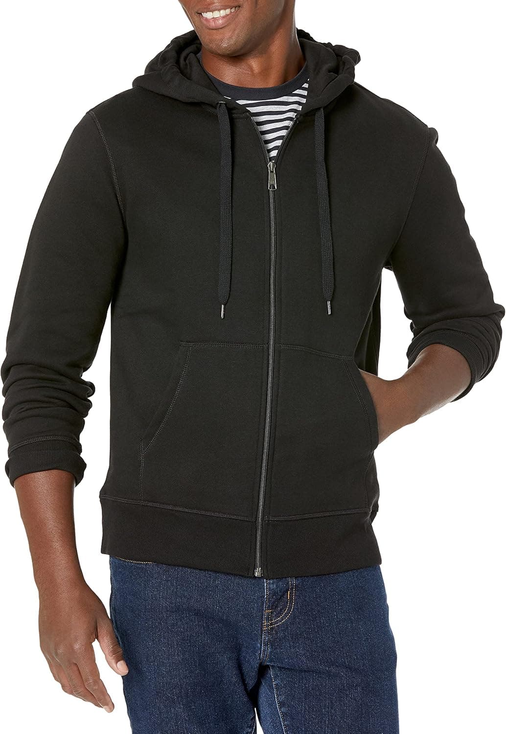 Amazon Essentials Men's Big and Tall Big & Tall Full-Zip Hooded Fleece Sweatshirt_dnu