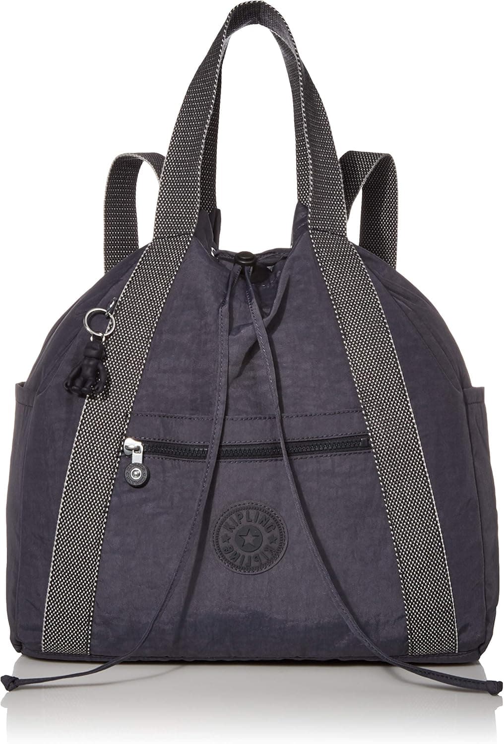 Kipling Women's Art Medium Tote Bag, Lightweight Large Weekender, Travel Handbag, Night Grey, One Size