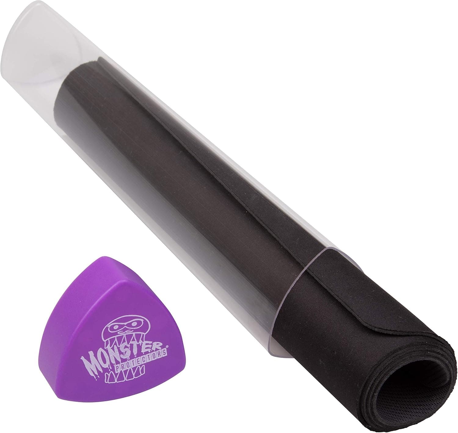 Monster TCG Gaming Prism Playmat Tube (Purple)- Won't Roll Off Surfaces- Easy in and Out Design- Store Your Card & RPG Playmats Better- for Pokemon Yugioh MTG Magic The Gathering DND Dungeons Dragons