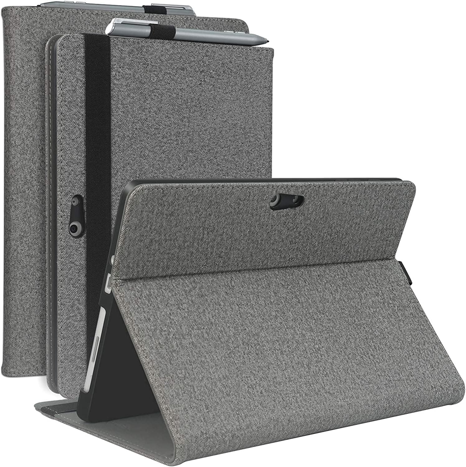 Happy Balls Surface Go 2 Case for Microsoft Surface Go 3 2021/Surface Go 2 2020/Surface Go 2018 10", Multiple Angle Viewing Folio Case Cover with Stylus Holder for Surface Go 3/2/ Surface Go