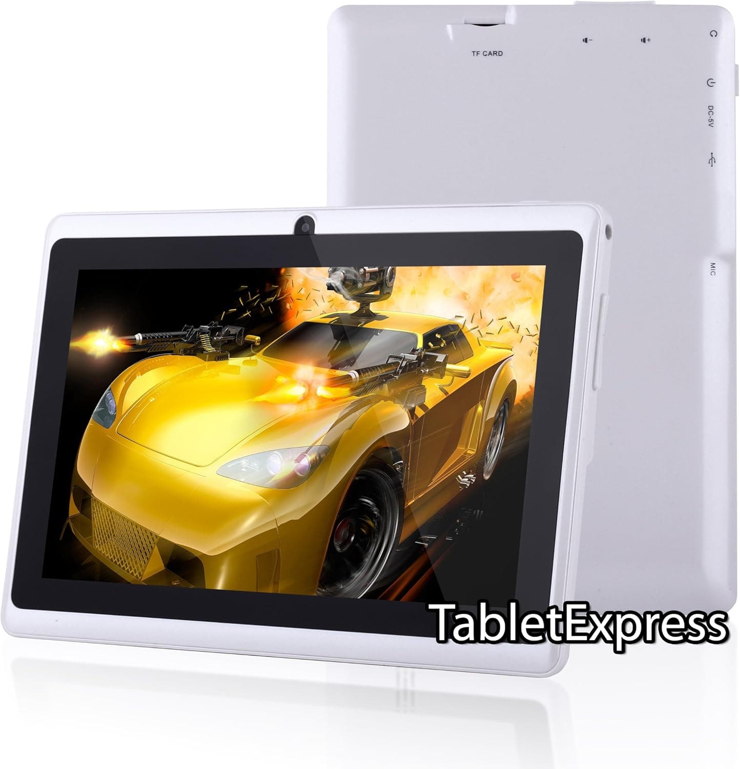 7'' White Google Android 4.0 8GB Allwinner A13 Tablet MID Cortex A8 1.2GHz, Capactive Multiple Touch Screen, Built-in Camera, Google Play Pre-Installed, USB-OTG, Supports Skype Video Chat Calling, Netflix Movies and Flash Player, Dragon Touch(TM) MID748W-A13 [by TabletExpress] (White)