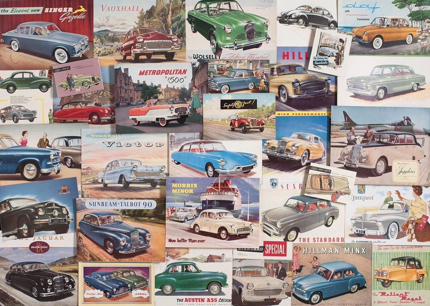Gibsons Motoring Memories Jigsaw Puzzle (1000-Piece)