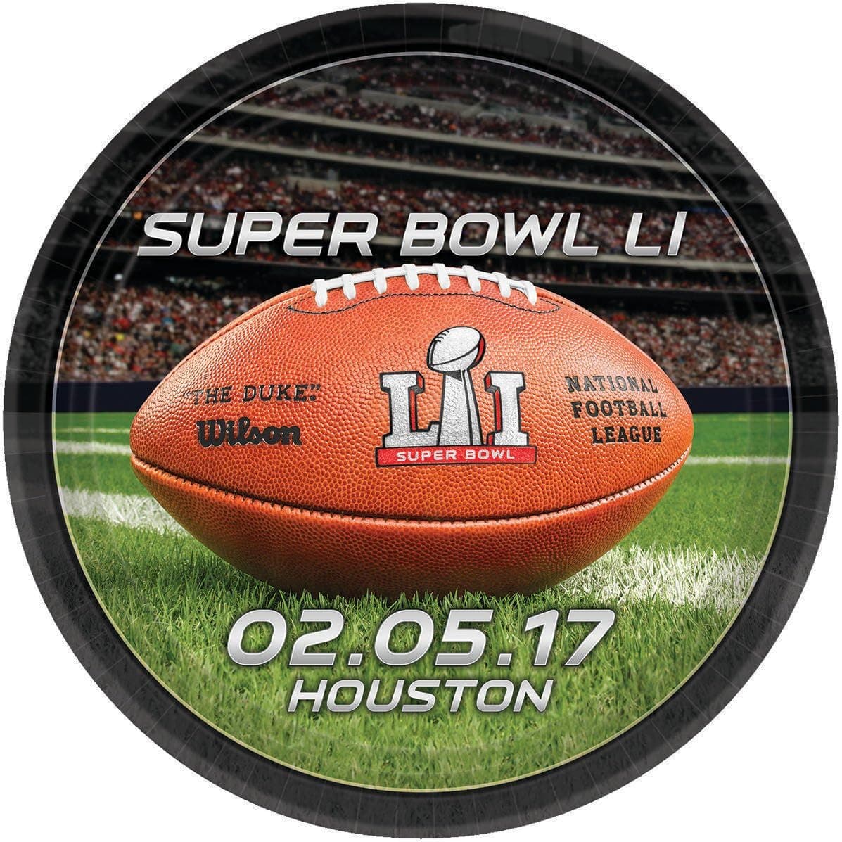 amscan Super Bowl LI Dinner Plates Value Pack (24ct)