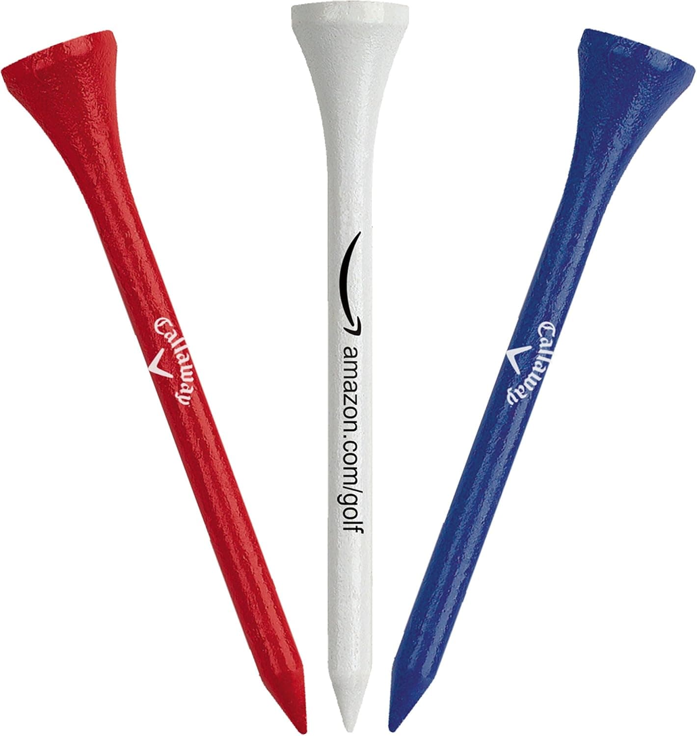 Callaway Wood Golf Tees, Pack of 100 Tees (Multiple Colors and Sizes Available)
