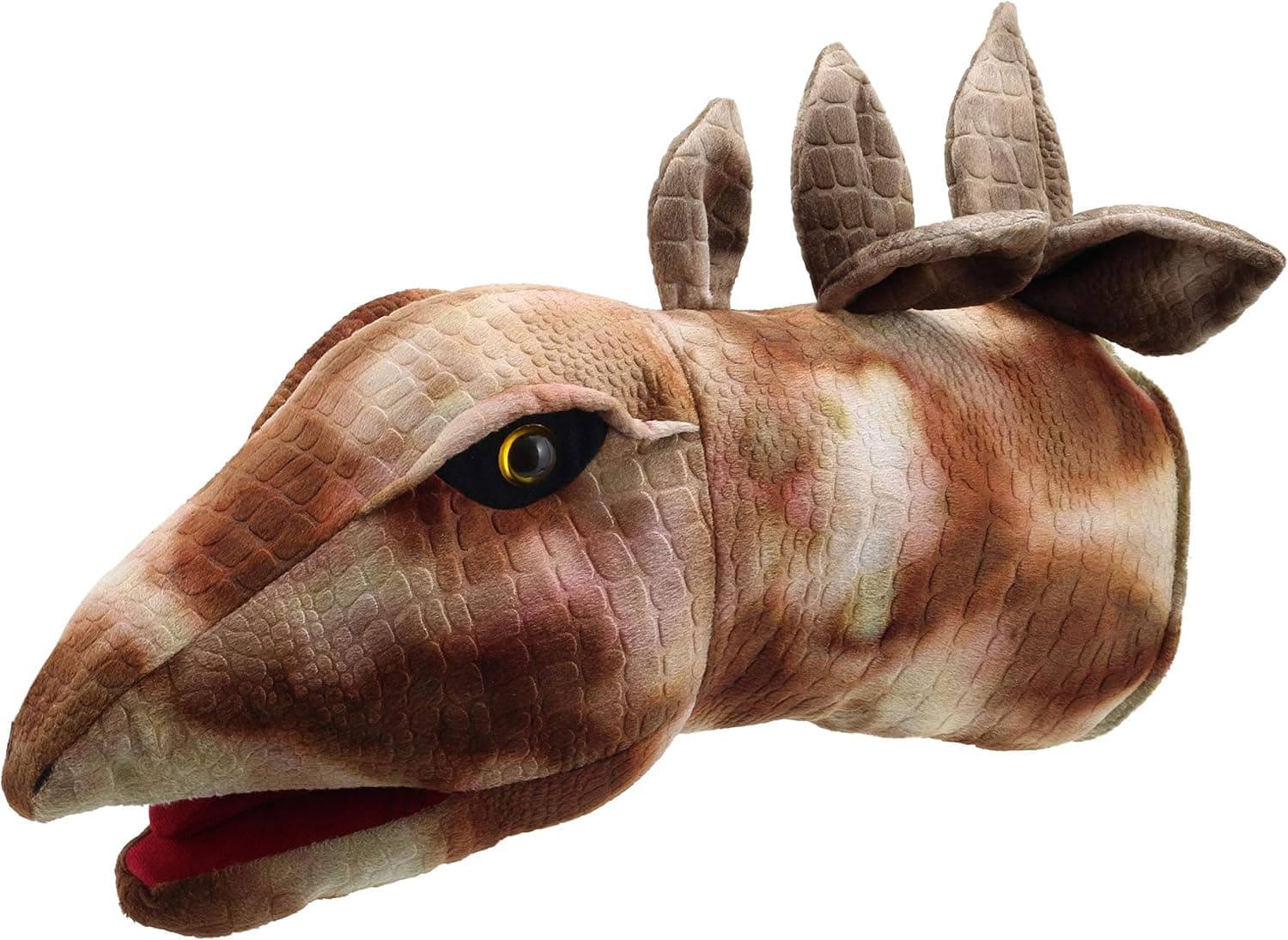 The Puppet Company - Large Dino Heads - Stegosaurus Hand Puppet, 15 inches