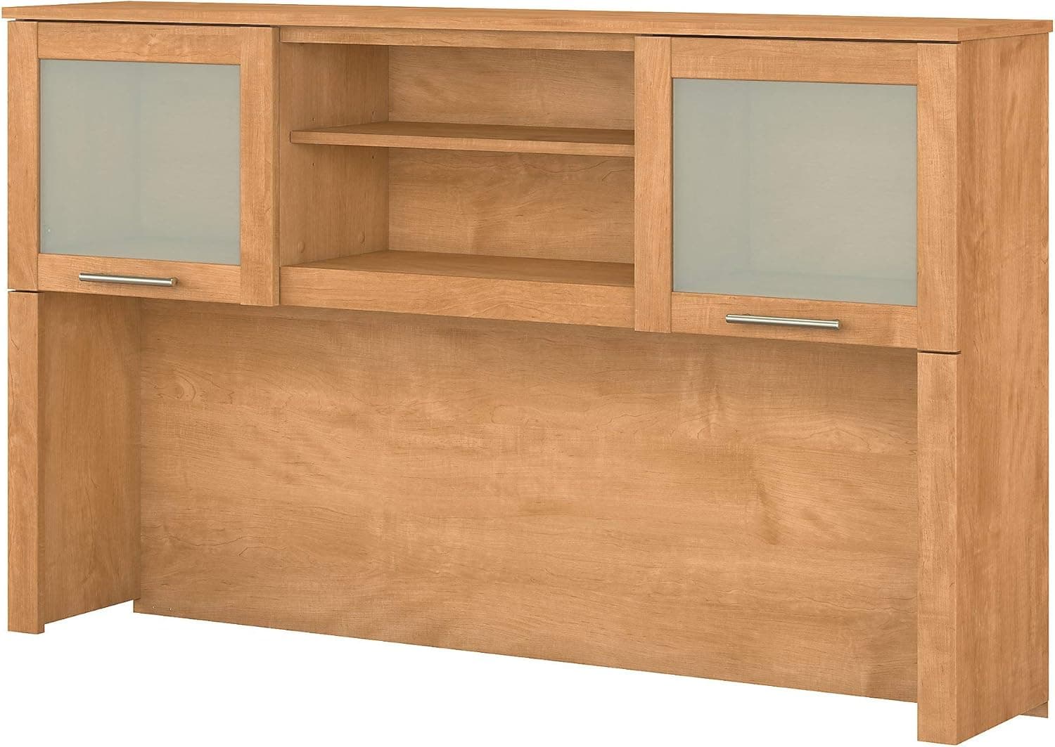 Bush Furniture Desk Hutch, 60W, Maple Cross