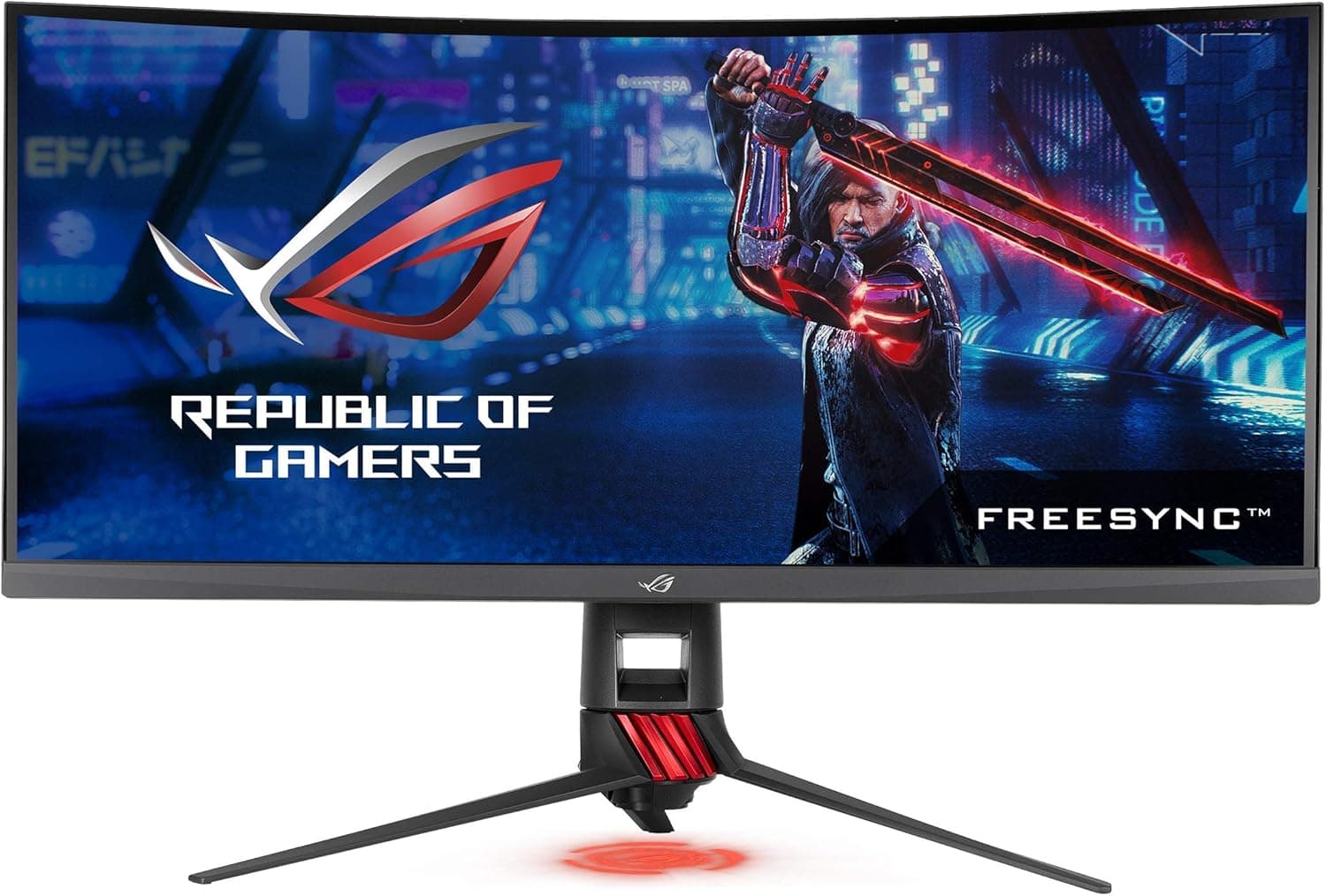 ASUS ROG Strix XG35VQ 35” Curved UWQHD 1440p 100Hz DP HDMI Eye Care FreeSync/Adaptive Sync Gaming Monitor