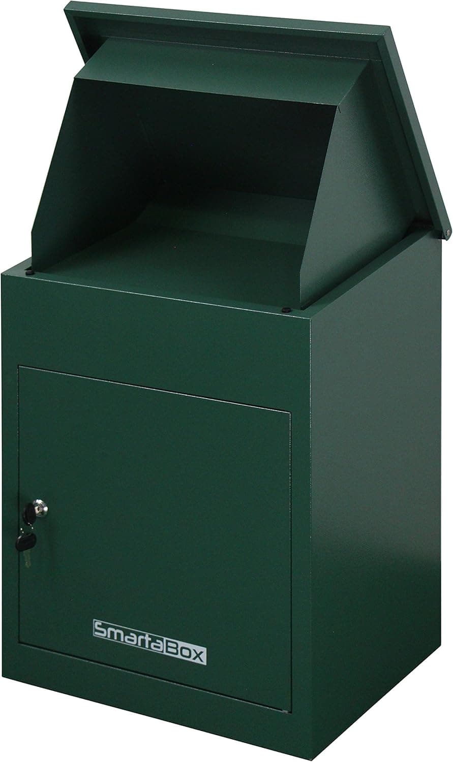 SmartaBox, Secure Steel Parcel Box keeps packages and mail safe, Forest