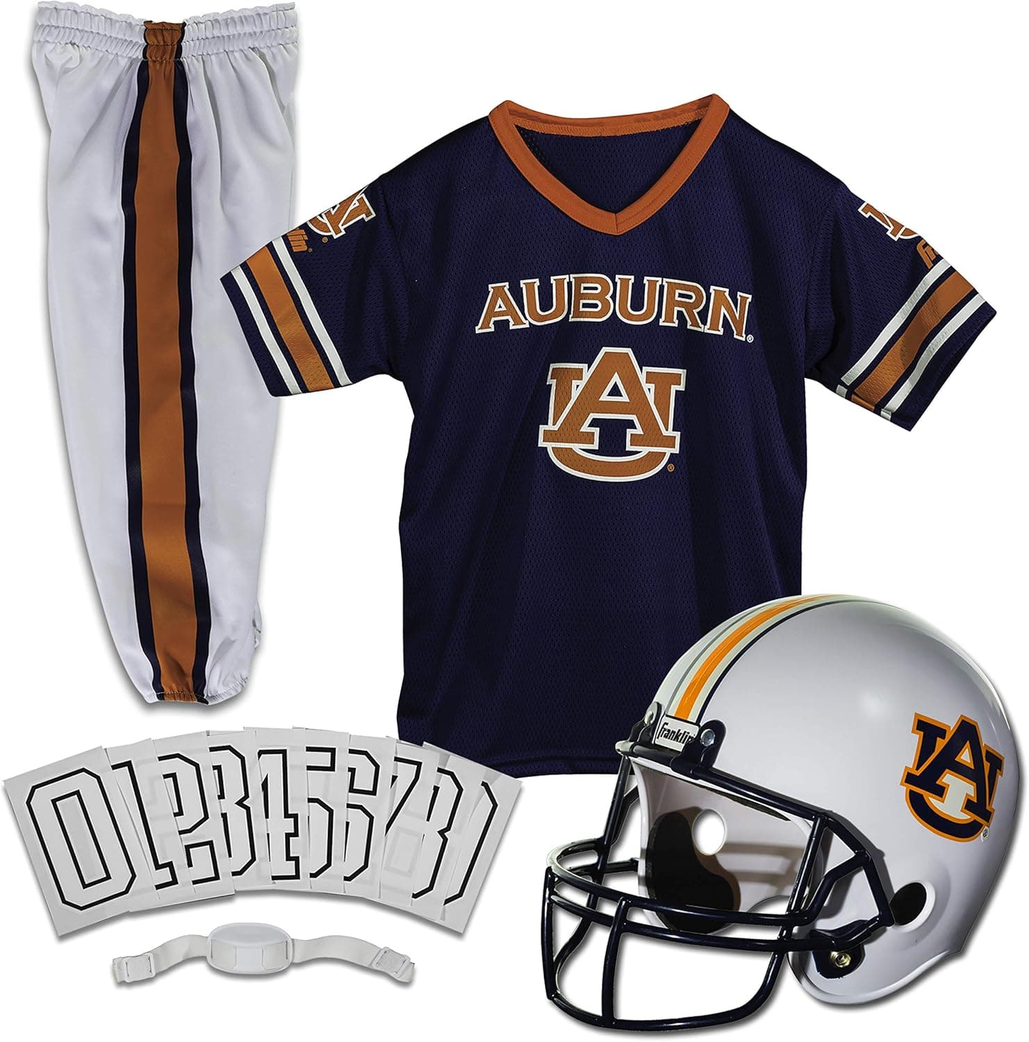Franklin Sports NCAA Kids Football Uniform Set - NFL Youth Football Costume for Boys & Girls - Set Includes Helmet, Jersey & Pants