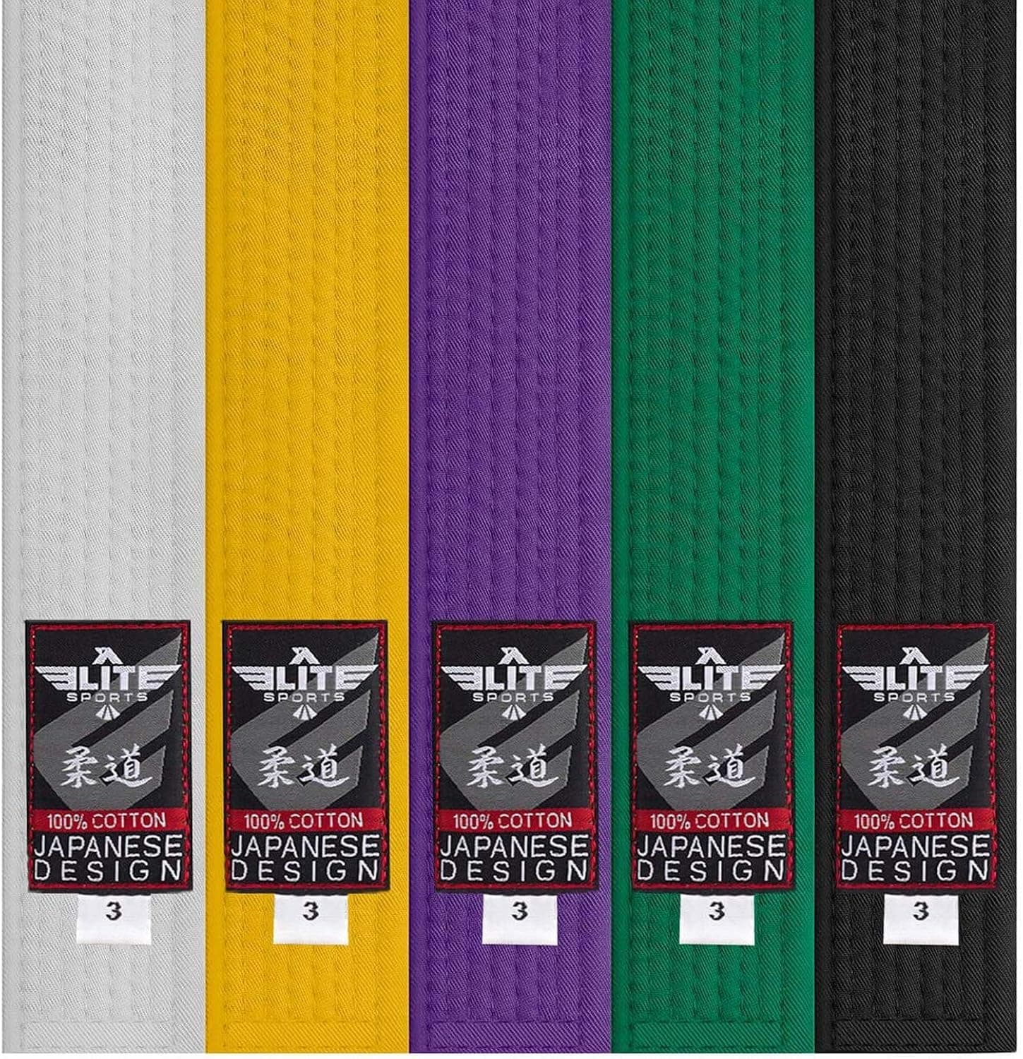 Elite Sports New Item Judo Belt (3), Green