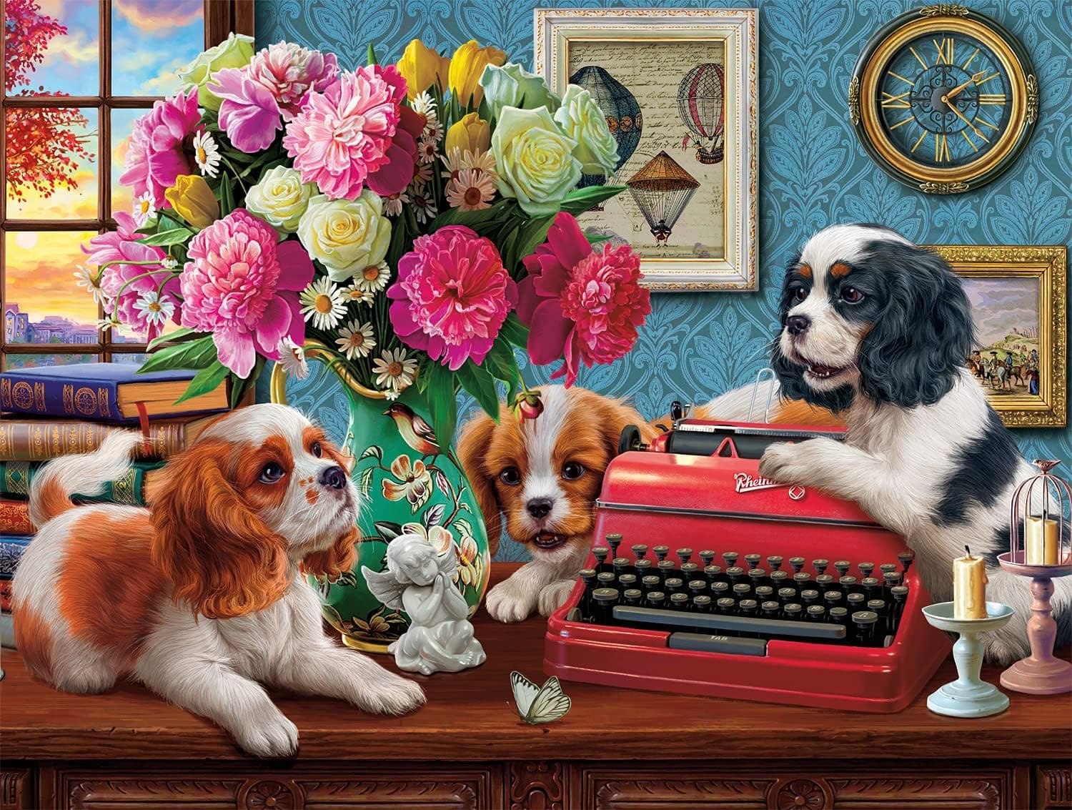Buffalo Games - The Writer's Dogs - 750 Piece Jigsaw Puzzle