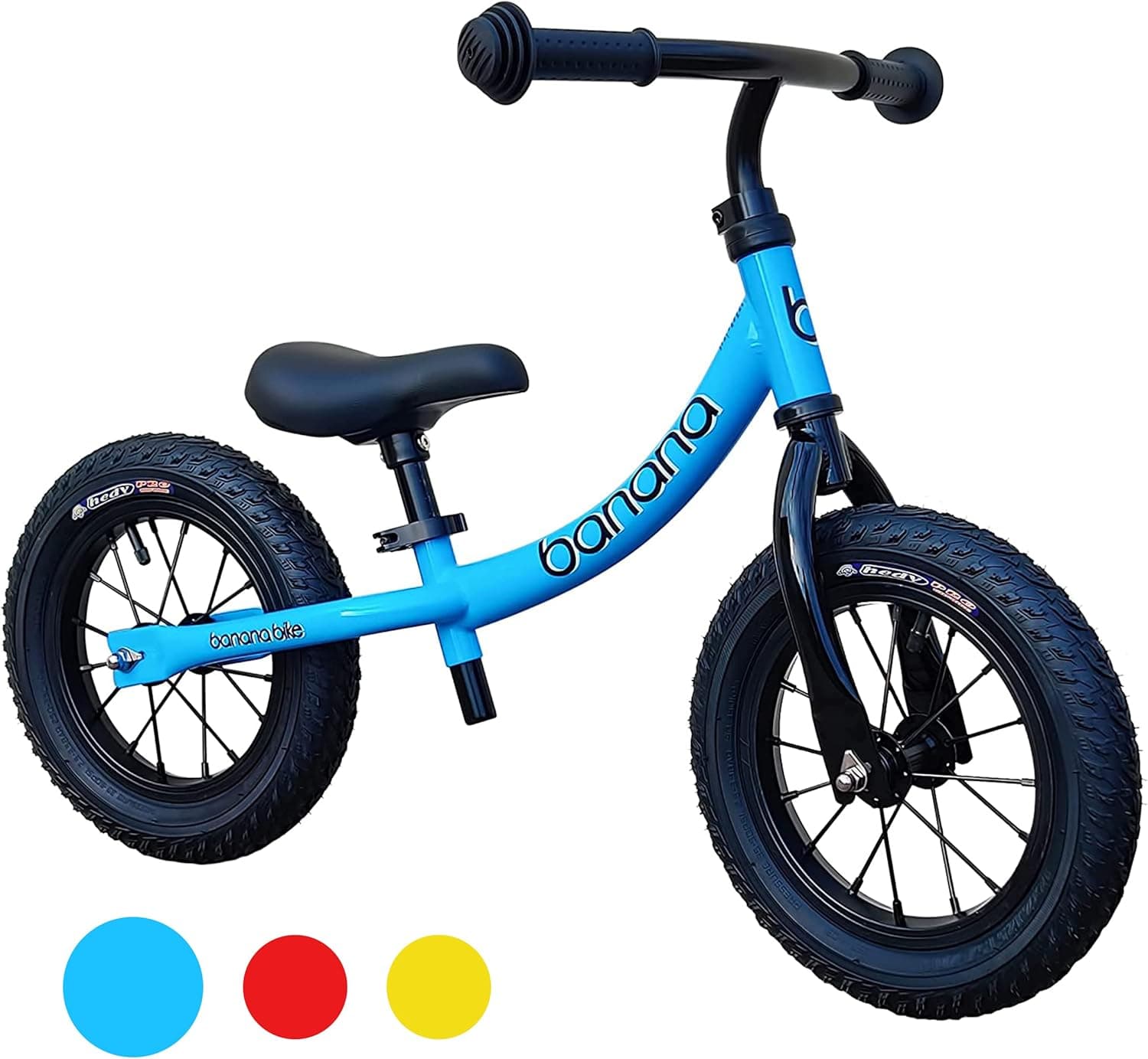 Banana GT Balance Bike - Lightweight Toddler Bike for 2, 3, 4, and 5 Year Old Boys and Girls – No Pedal Bikes for Kids with Adjustable Handlebar and seat – Aluminium, Air Tires - Training Bike